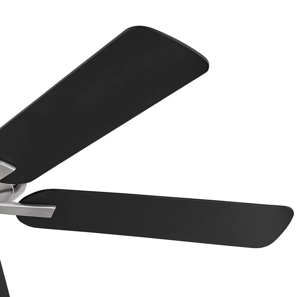 Quality Ceiling Fan with Traditional, Remote Controlled, Family: Metro - Silver No Shade Model 56DFED