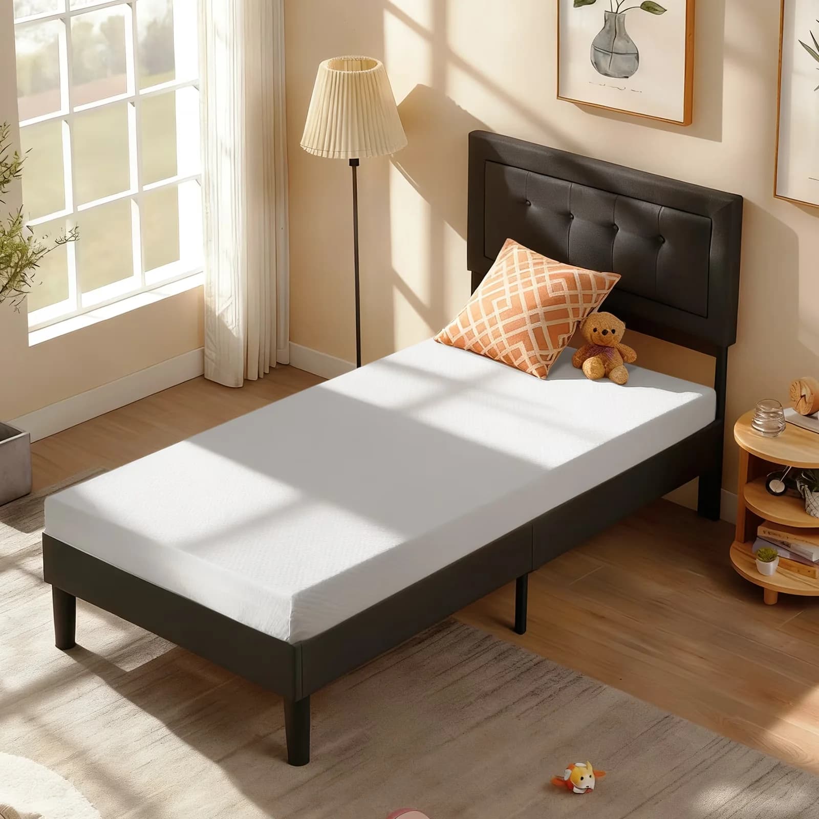 Mattresses Accessory Professional with Removable Cover, Mattress-In-A-Box, Specifications: - Gel Memory Foam White Model 4C95B2