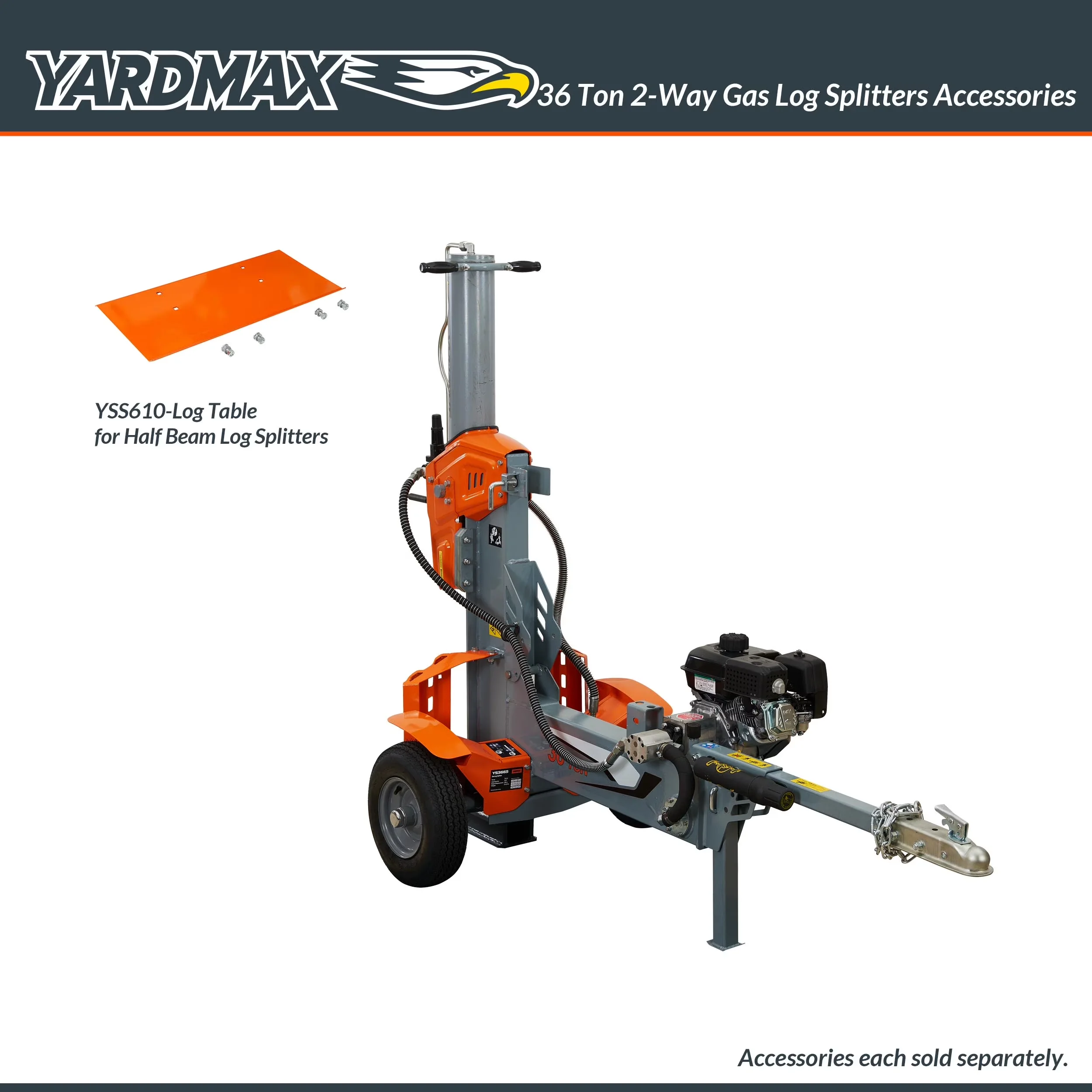 Stylish Logsplitter with Wheeled - CR950 - Reliable Performance Model 8B142E