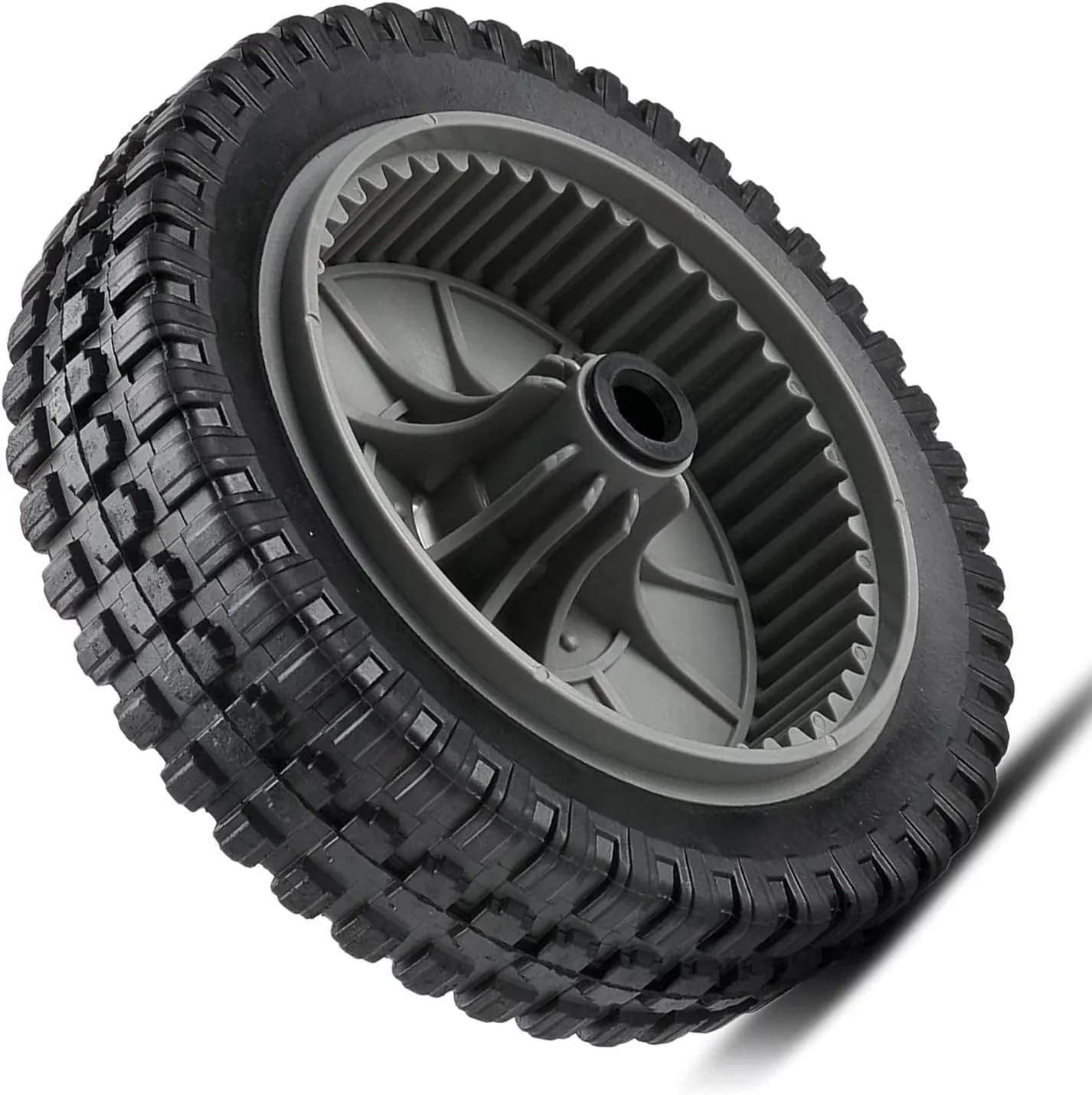Efficient Replacement Parts Accessory with Lawn Mower Wheel Compatible, 1/2" Bore - 8" x 2" Model B80C56