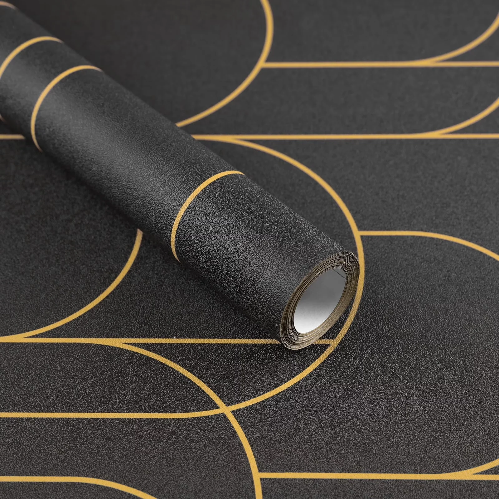 Innovative Wallpaper with Durable, Removable - Pvc Black for Living Room Model 2D96D7