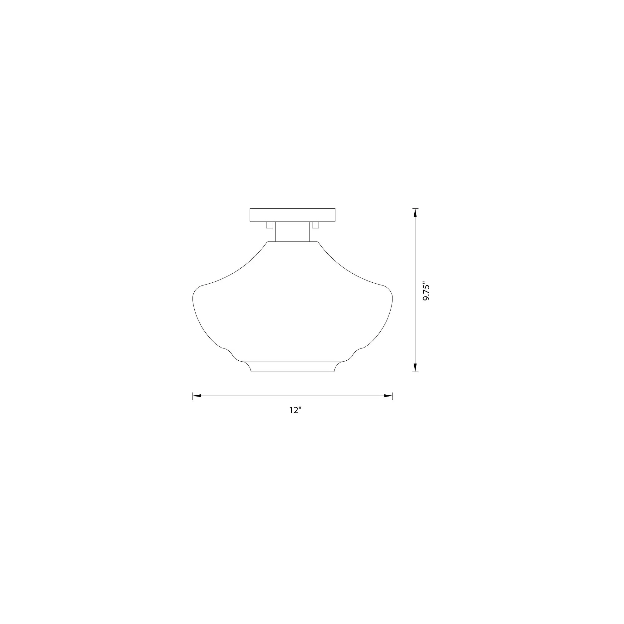 Modern Ceiling Lights Fixture with Incandescent, Dimmable, Transitional - Gold Alloy Steel Model 565B15