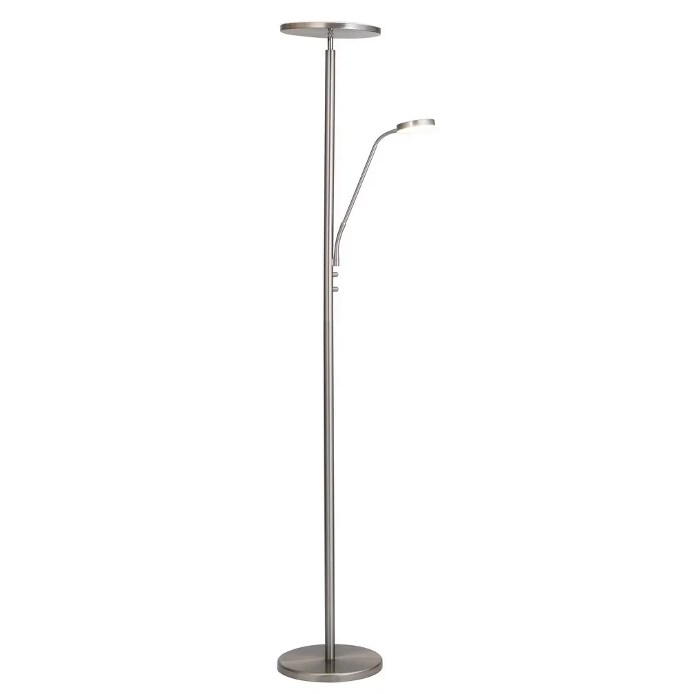 Professional Floor Lamp with LED, Torchiere Lamps, Energy Efficient - Metal Blue Model 9F0E5F