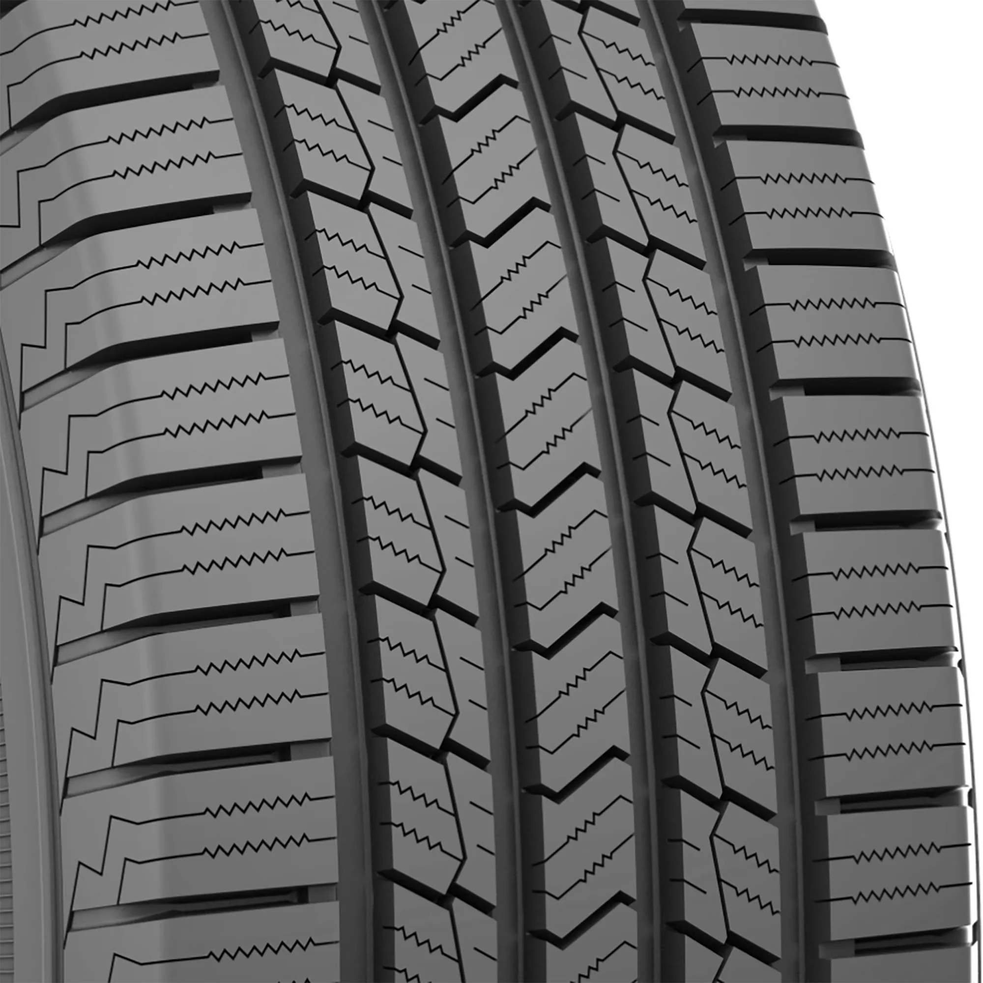 Truck Tire Classic with Highway terrain tire for trucks and SUVs, 3D sipe pattern for year-round traction, Size: 265/70R17 - Model 618CF9