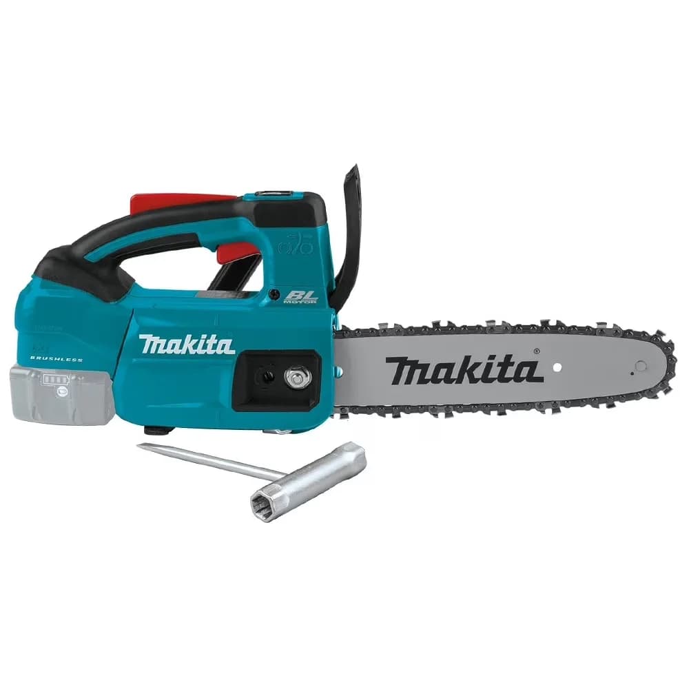 Innovative Chainsaw with Battery, Automatic Chain Oiler, 10” Battery Powered - Blue Model E79BE6