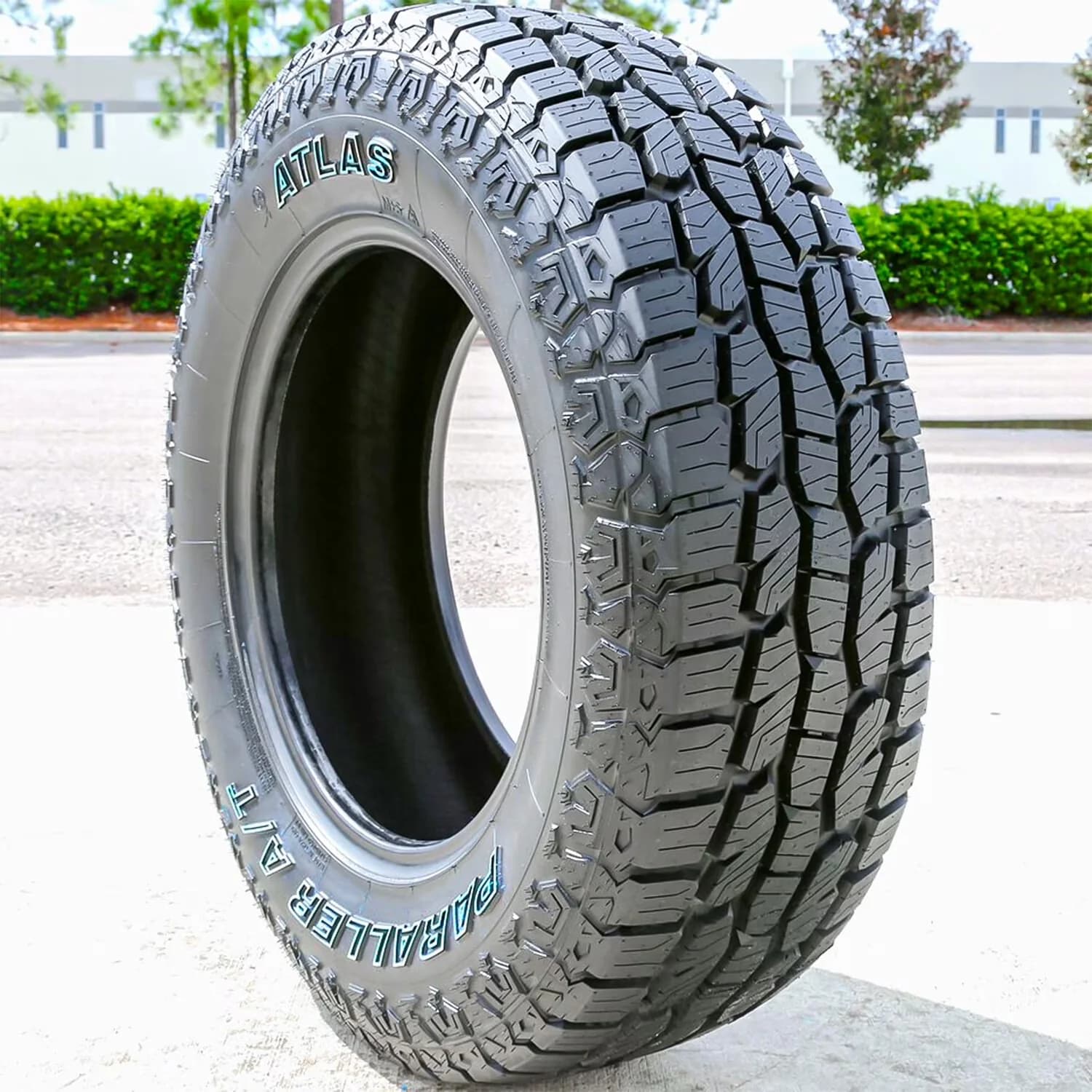 Durable Truck Tire with All-Weather, Paraller A/T LT235/80R17 120/117R, Wheel/Rim Not Included - Model 0101F9