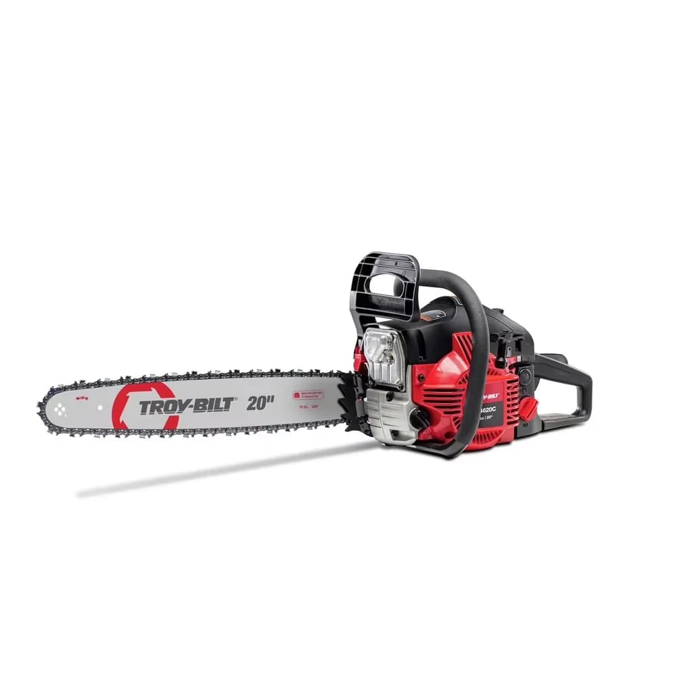 Chainsaw Professional with Anti-Vibration, 46cc 2-Cycle 20in Gas Chain Saw - Black Model 8138D2