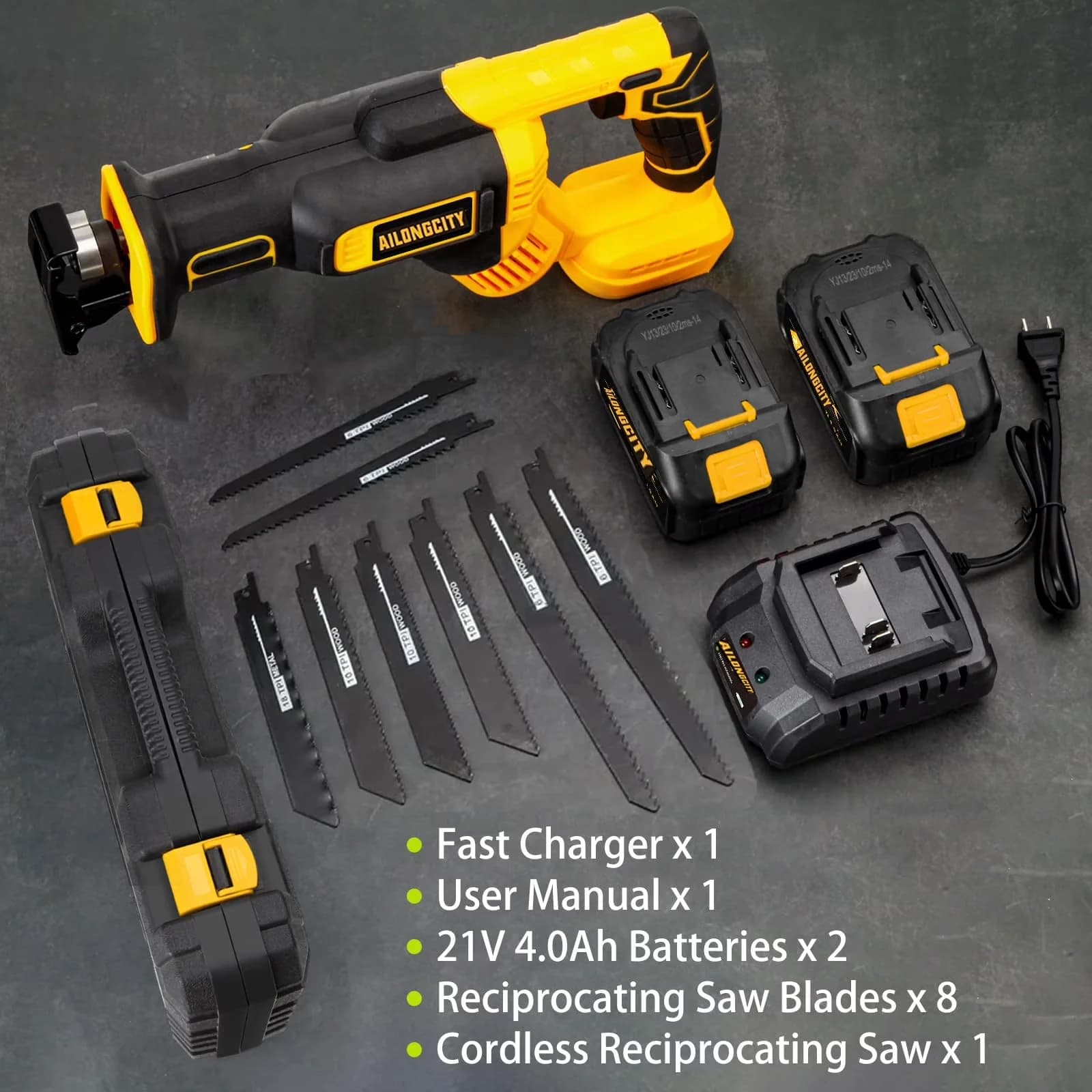 Reliable Power Saw with Battery, 21V, 21V Brushless Reciprocating - Multicolor Model 46982B