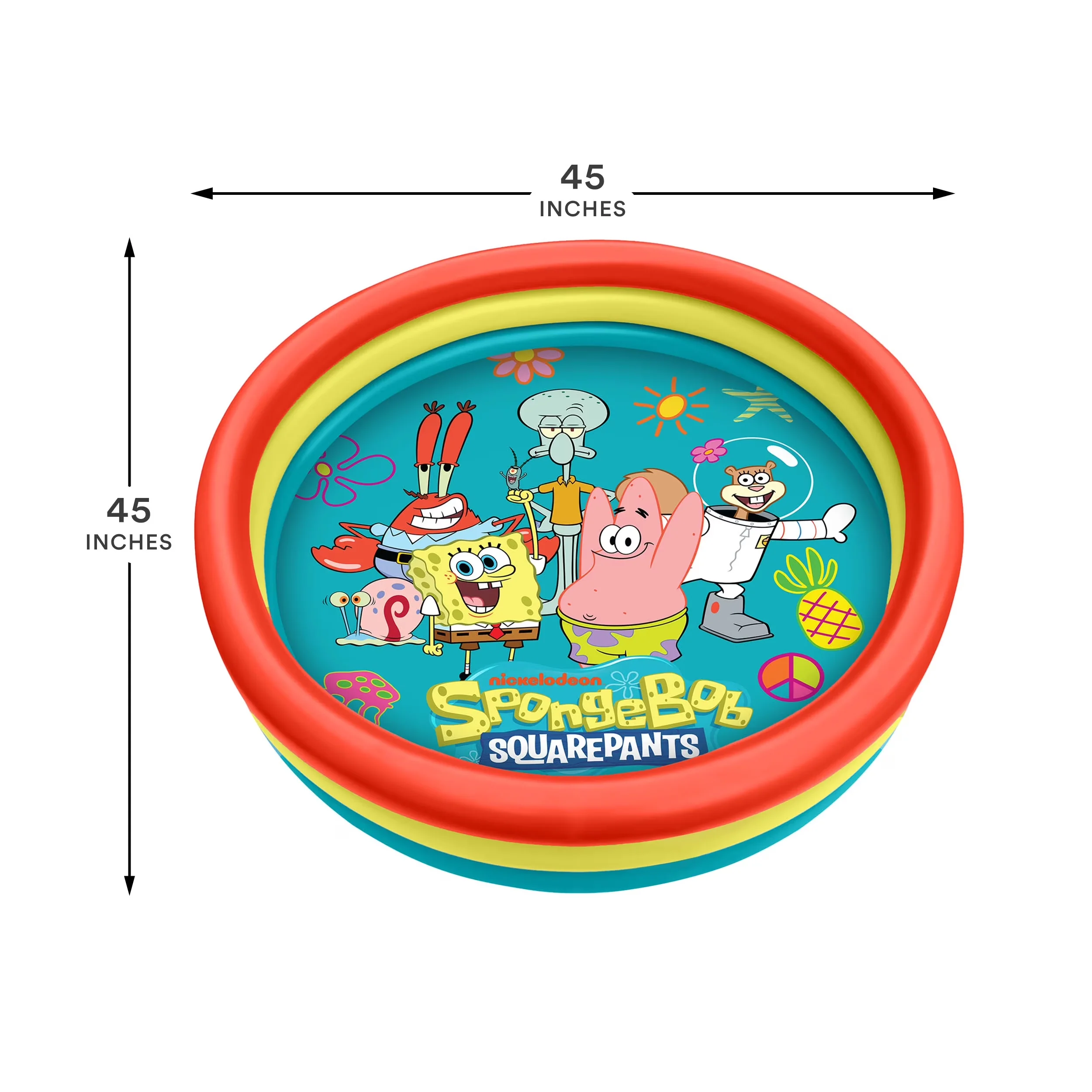 Quality Inflatable Pool with Portable, 3-Ring Swimming for Outdoor, Indoor - Model BA0A43