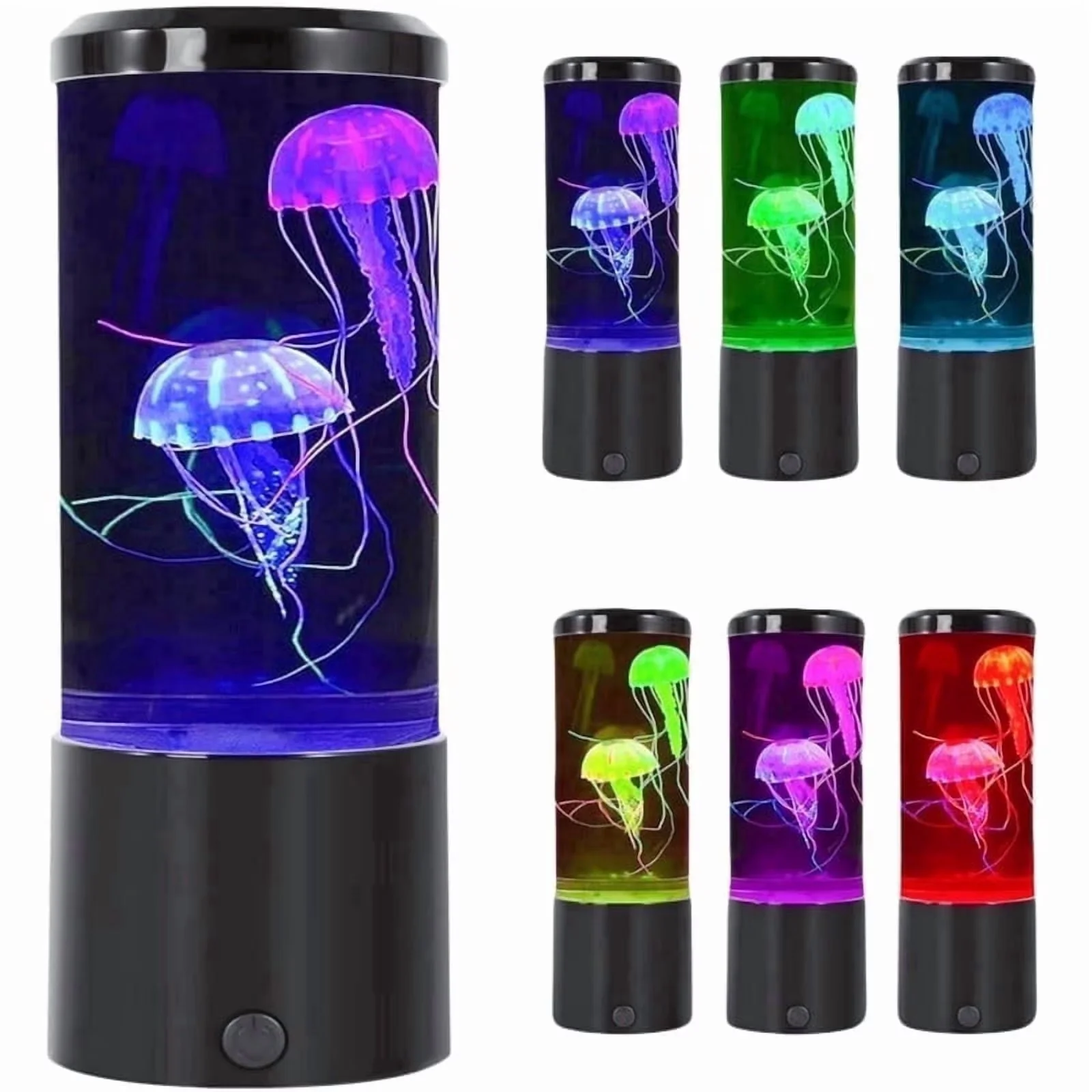 Efficient Lamp Set with LED, Contemporary - Black Resin for Bedroom, Home Model 5146DB