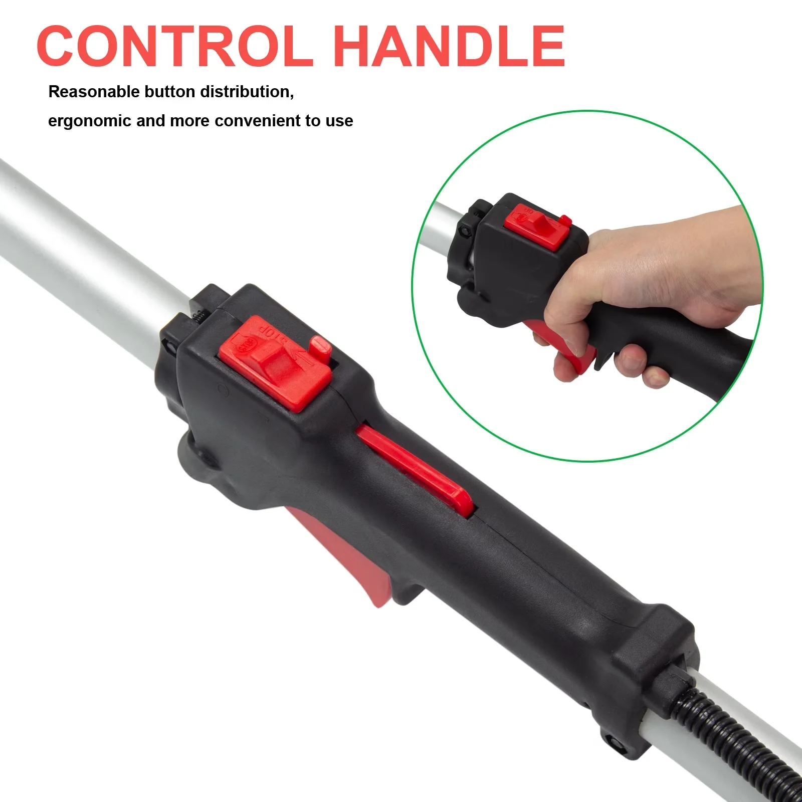 Modern Pole Saw with Anti-Vibration - 52CC - Low Maintenance Model EB06D9