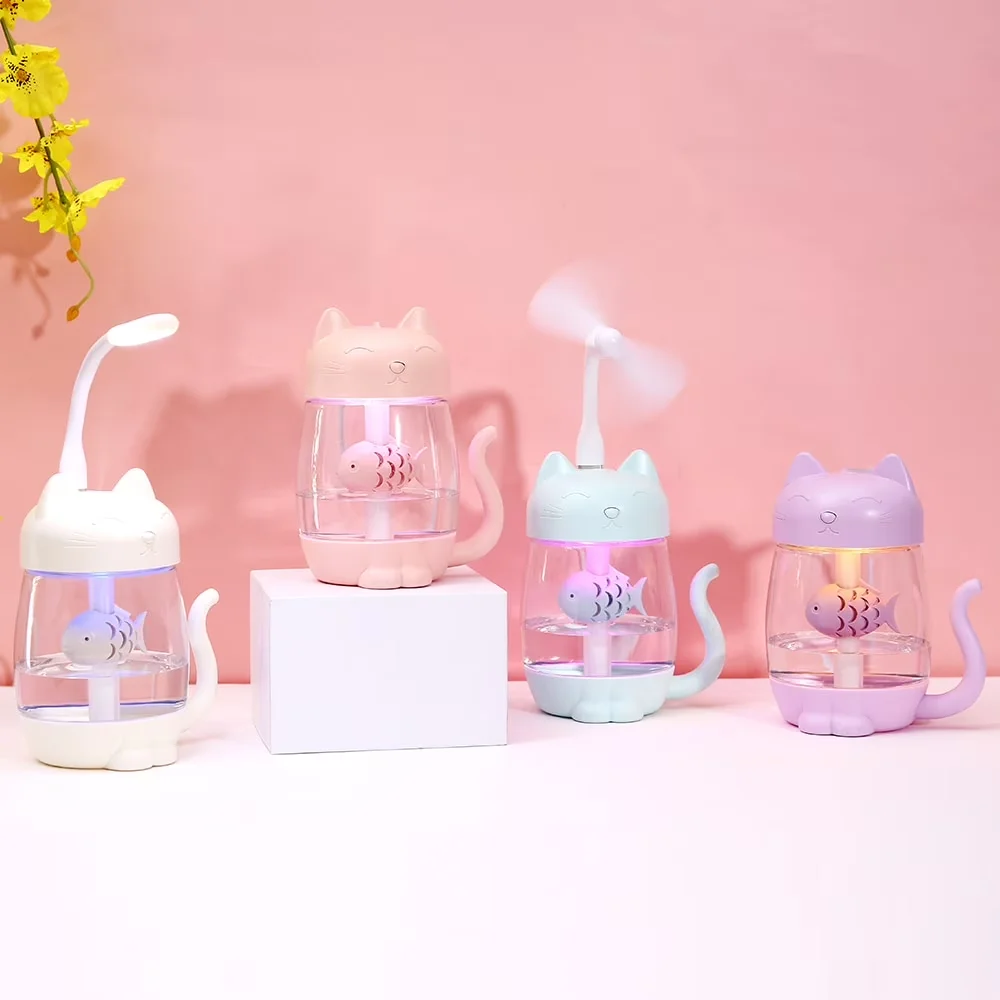 Professional Humidifier with Timer, 350ML Air - Purple for Car - for Home and Office Model 525CFE