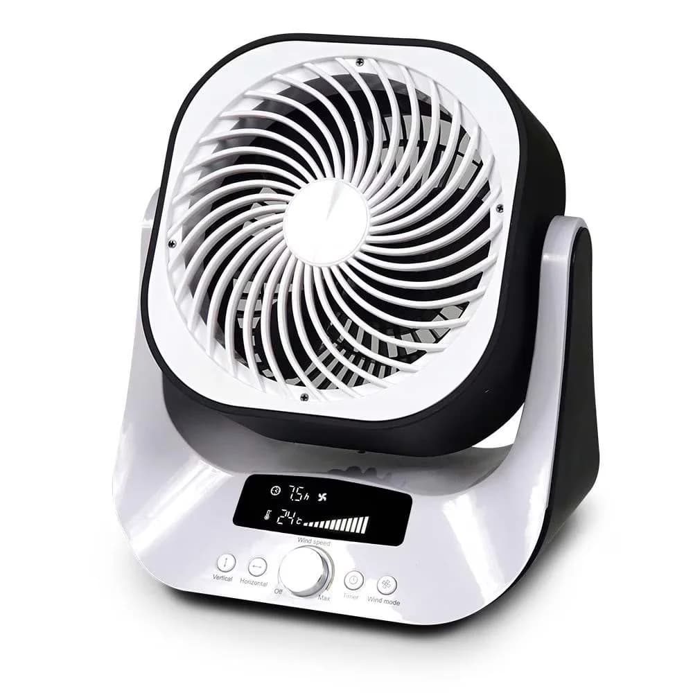 Fans In Cooling Durable with Oscillating, Rotating Head, Led Display - Plastic White Model 692DDF