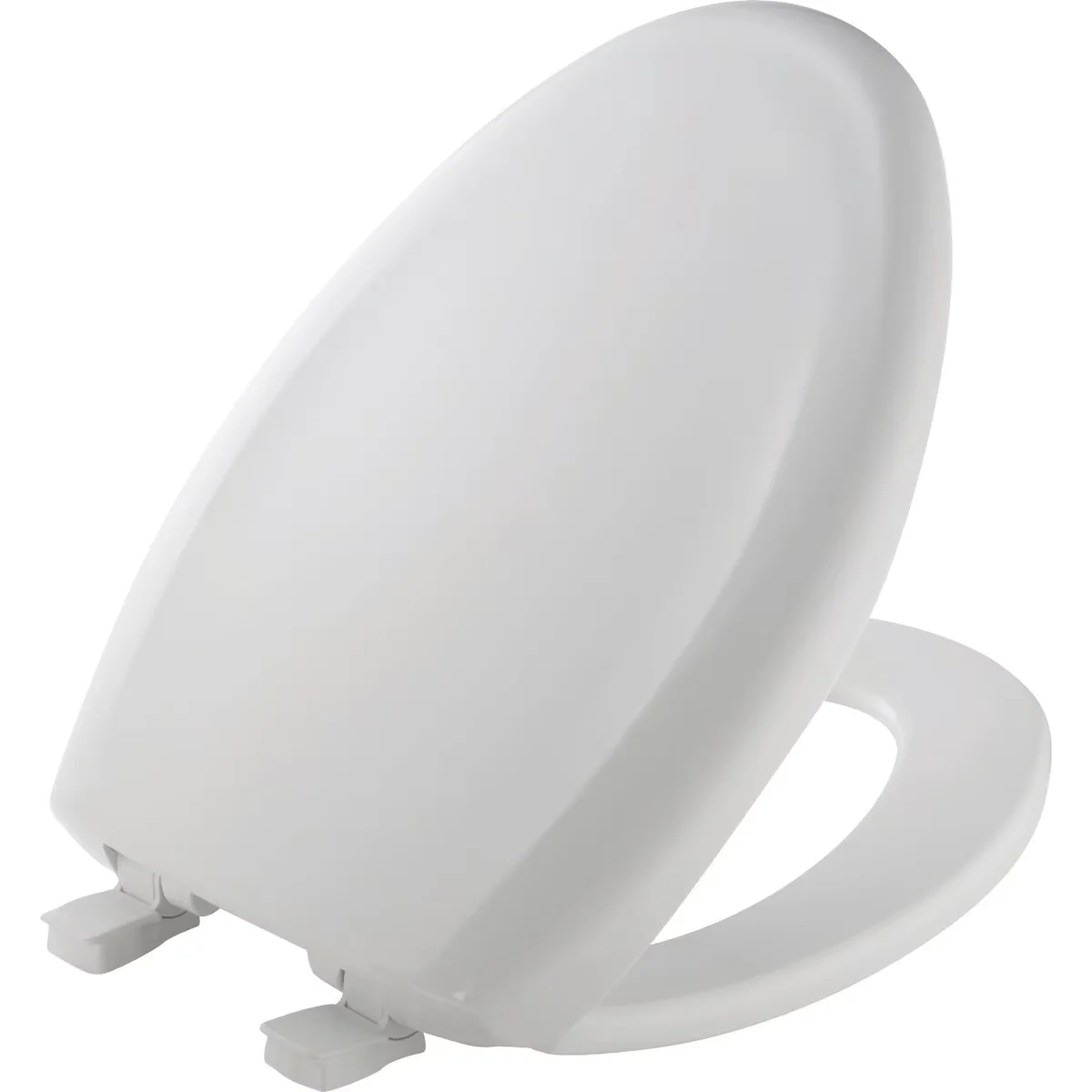 Durable Toilet Seats And Lid with Universal - Silver Enameled Wood Mayfair Model D64588