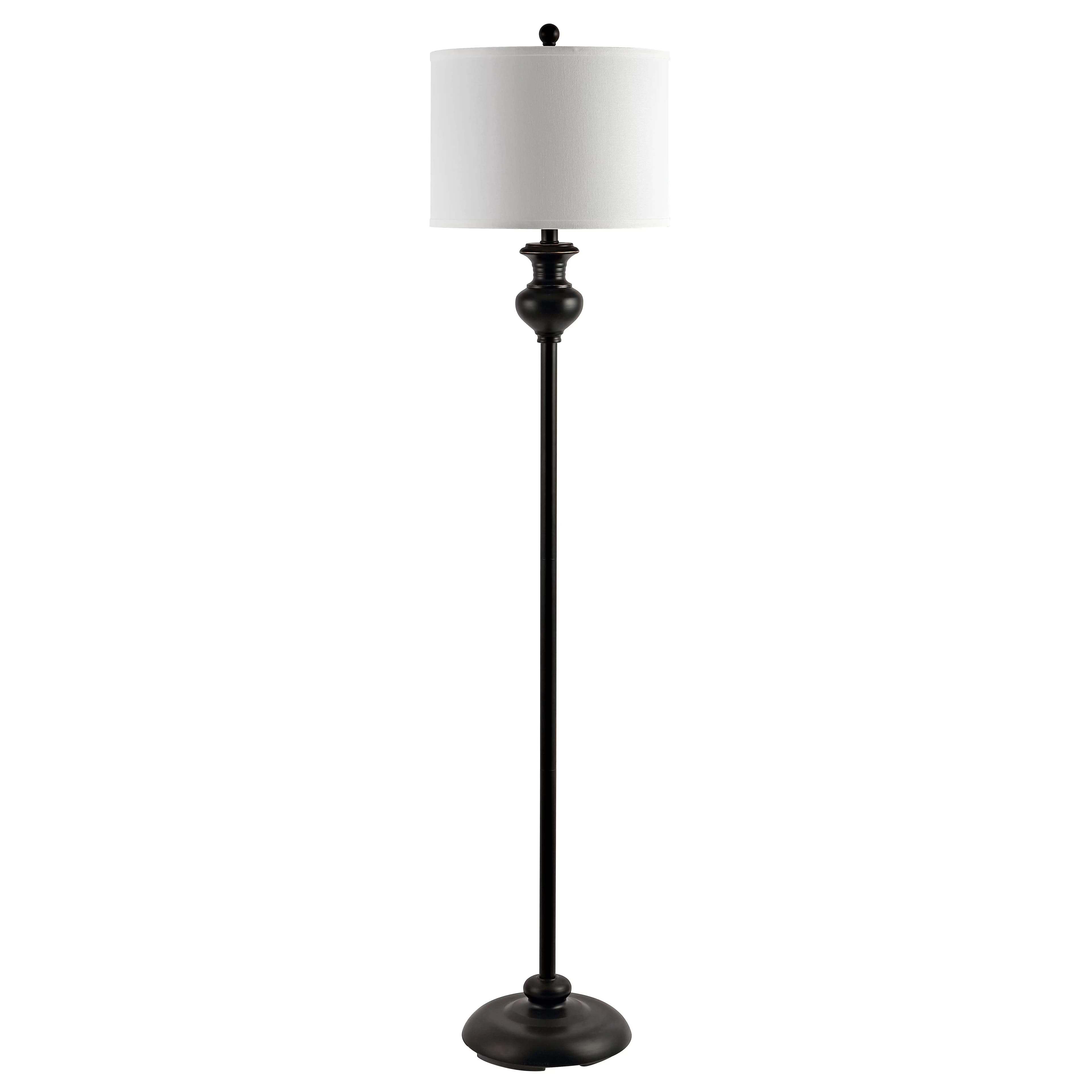Sleek Floor Lamp with LED, Energy Efficient, Industrial - Black Iron 61 in Model BD823C
