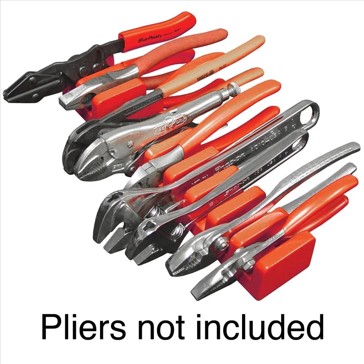 Innovative Toolstorage with Storage, Holds up to 10 tools, Also good for ratchets and extensions - Metal Black Model BCC5C7