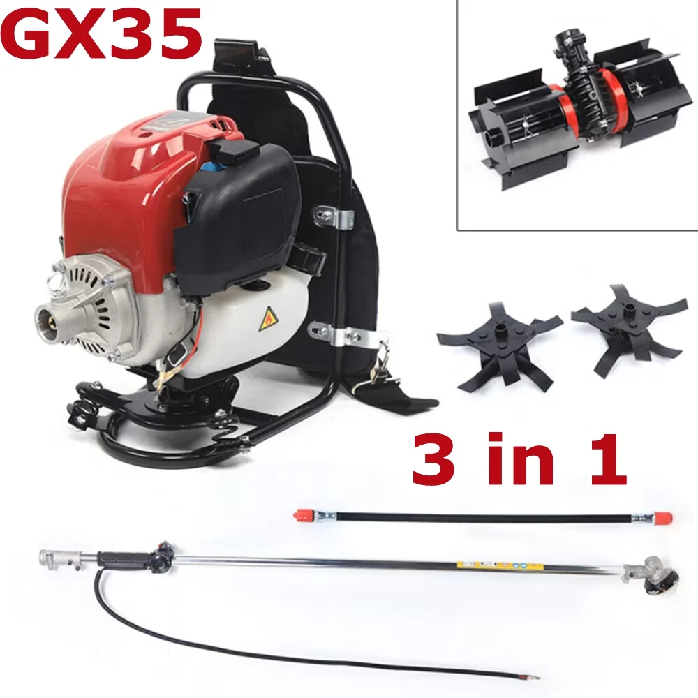 String Trimmer Compact with Antivibration - Red 4CC - Quality Construction Model ED2E51