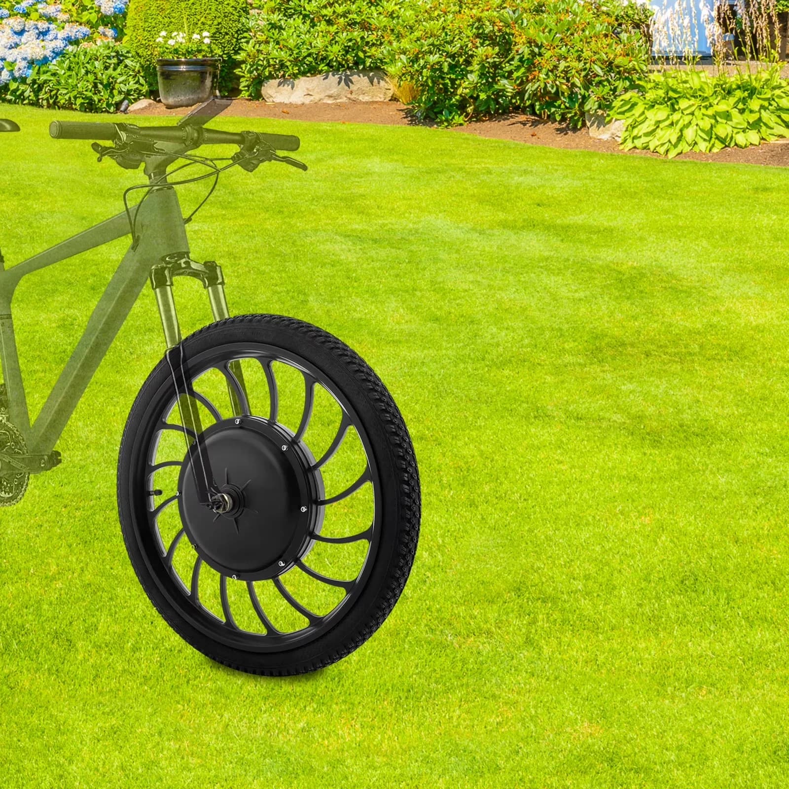 Modern Electric Bike with Battery, 1000W, Waterproof for Multiple Applications - Model 7861B1