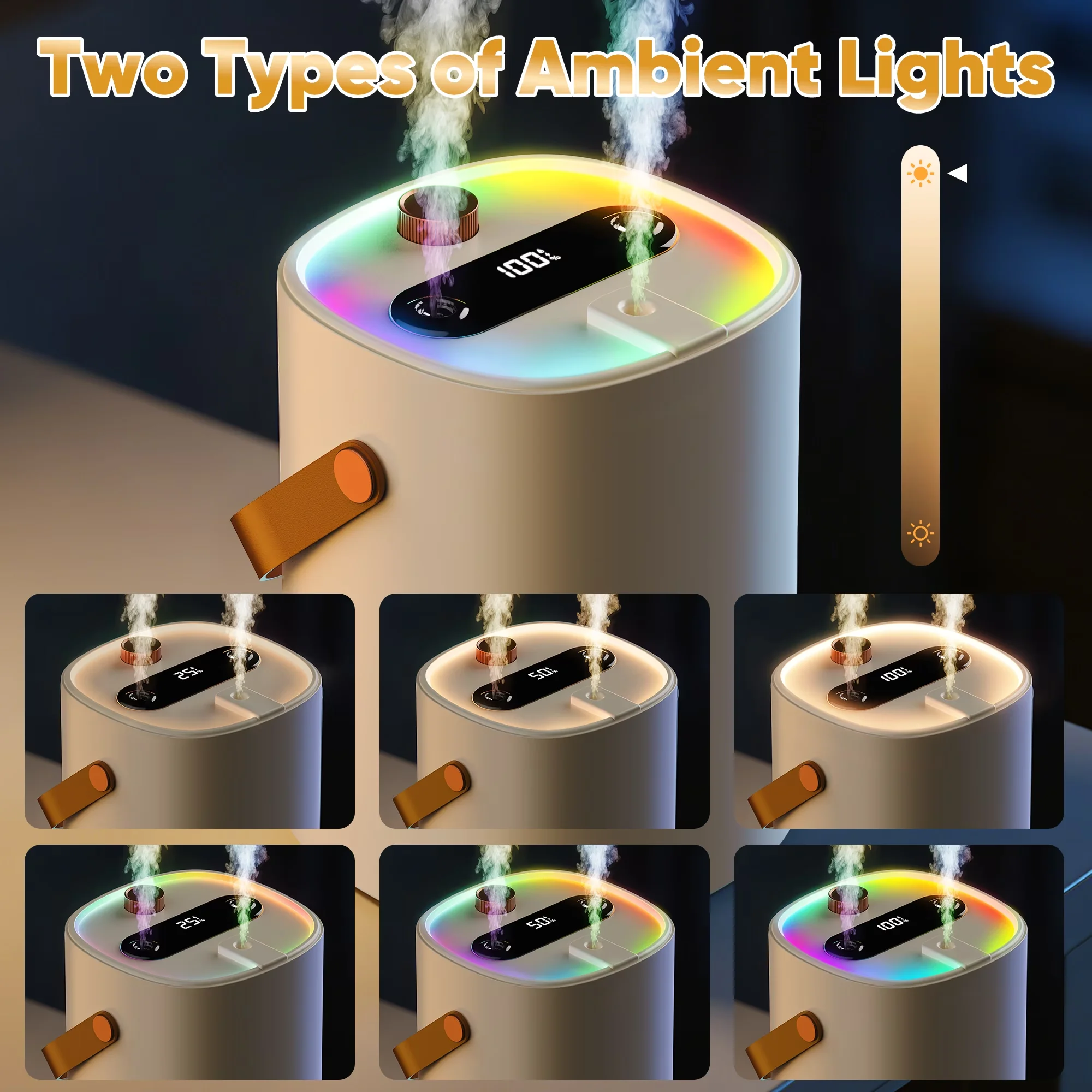 Humidifier Versatile with Oil Diffuser, Automatic Moisture Control, Variable Speed - White Model C6C24B