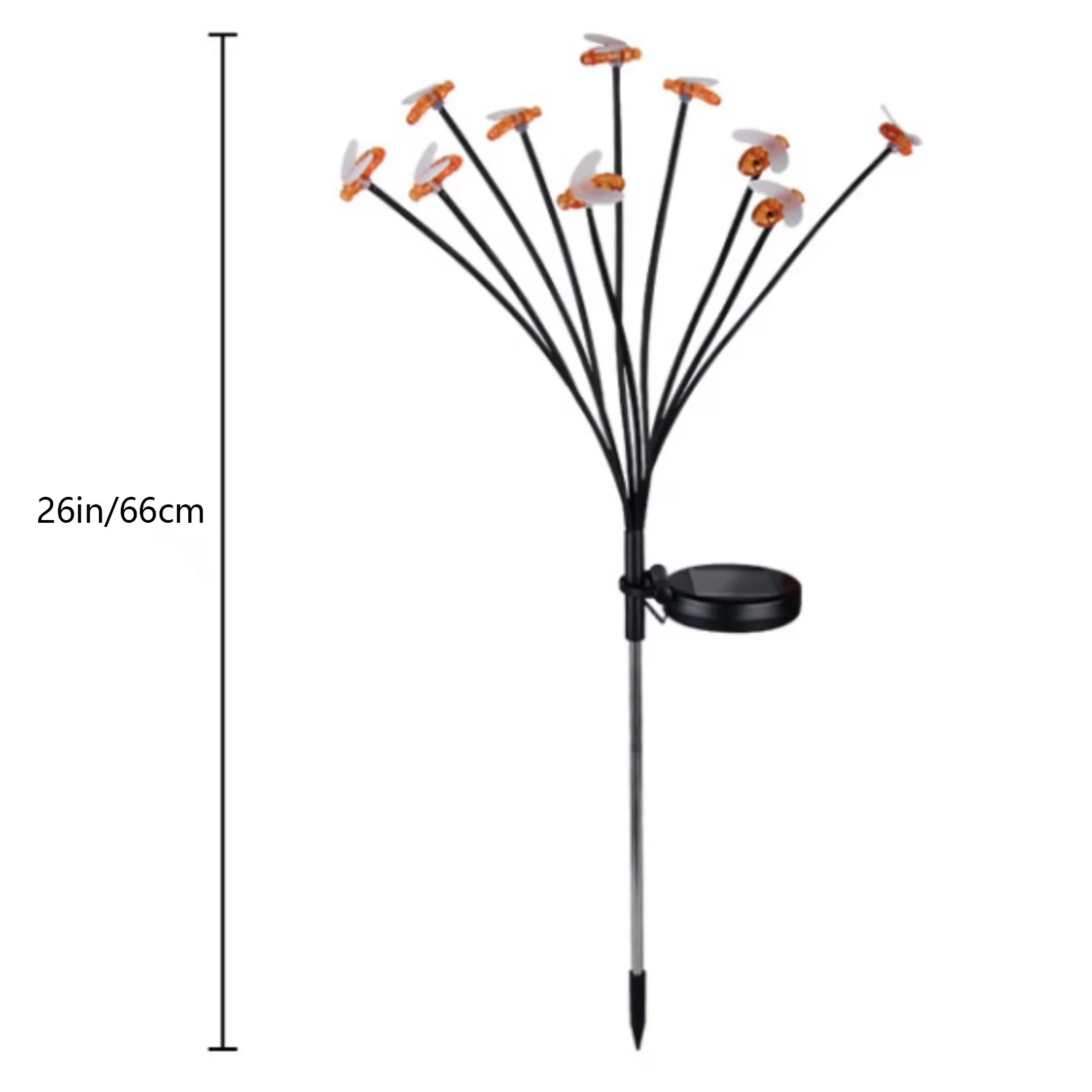 Versatile Novelty Light with LED, Solar, Eco Friendly - Yellow - Ergonomic Design Model 5EDF96
