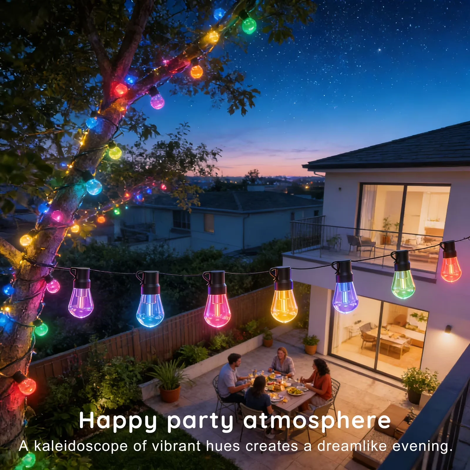 Durable Novelty Light with LED, Color Changing - Multicolor for Outdoor, Living Model 27CF52