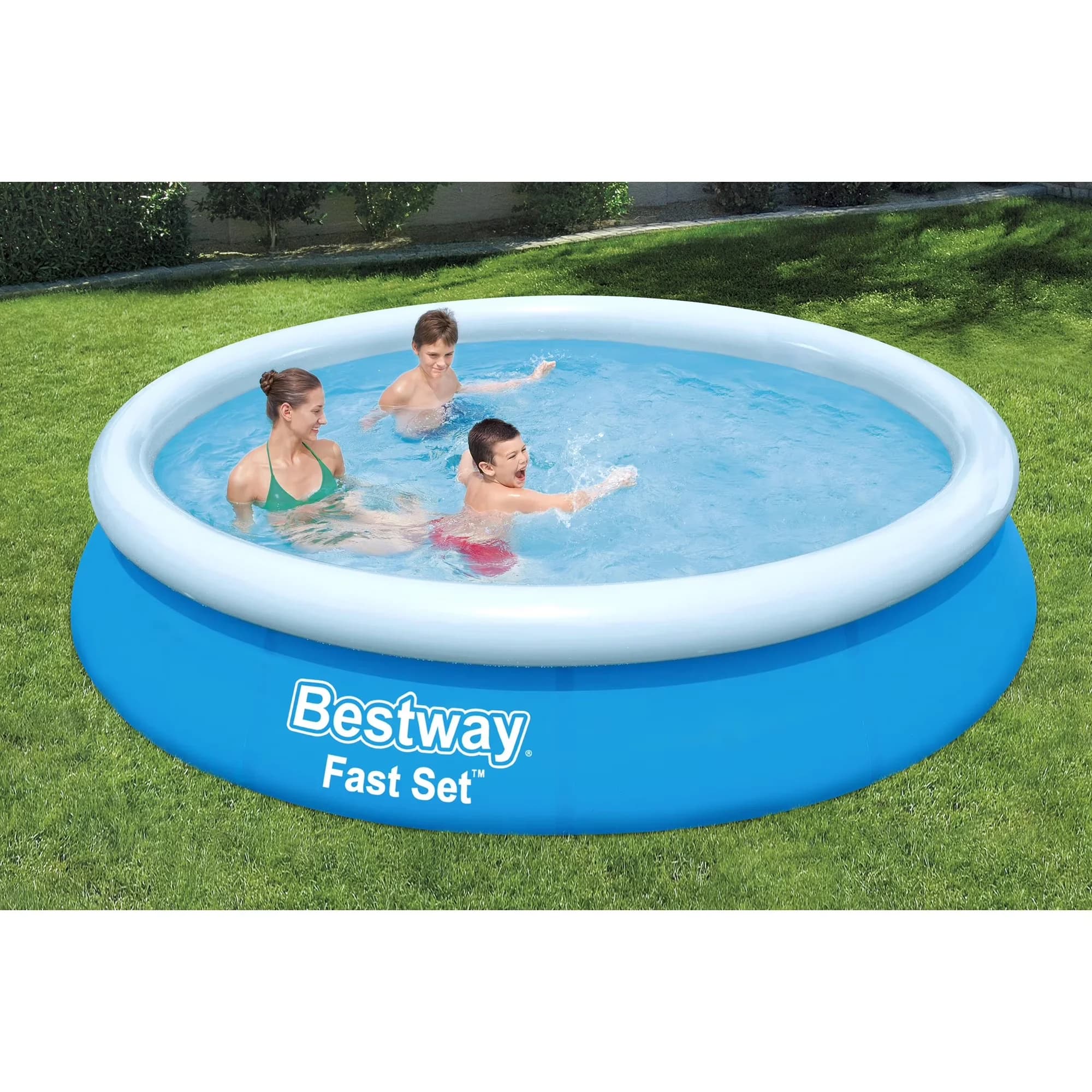 Compact Above Ground Pool with Puncture Resistant - Blue 12ft - Professional Series Model E30880