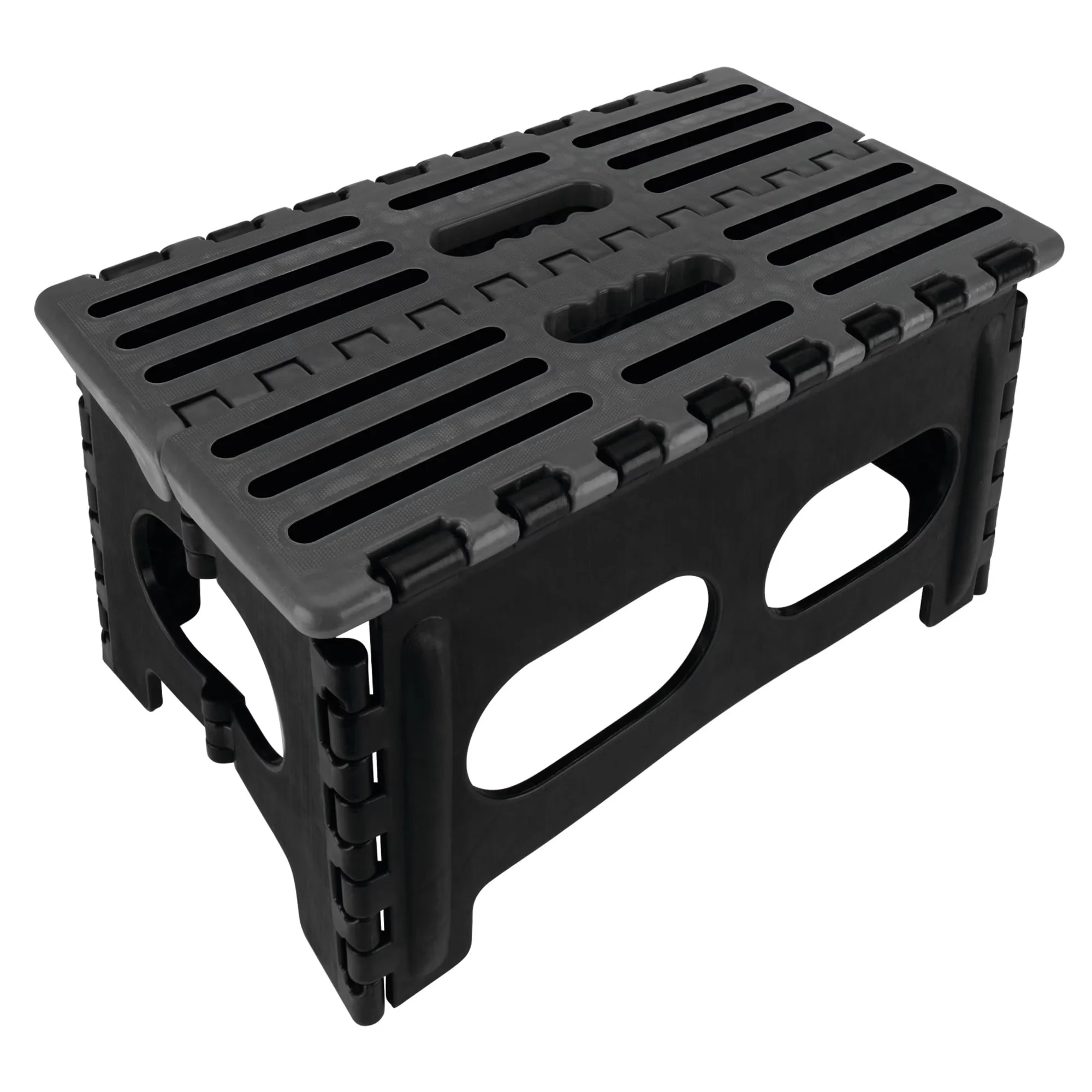 Ladders And Step Stool Efficient with Foldable, Heavy Duty Folding - Polystyrene Black Model B7FB10