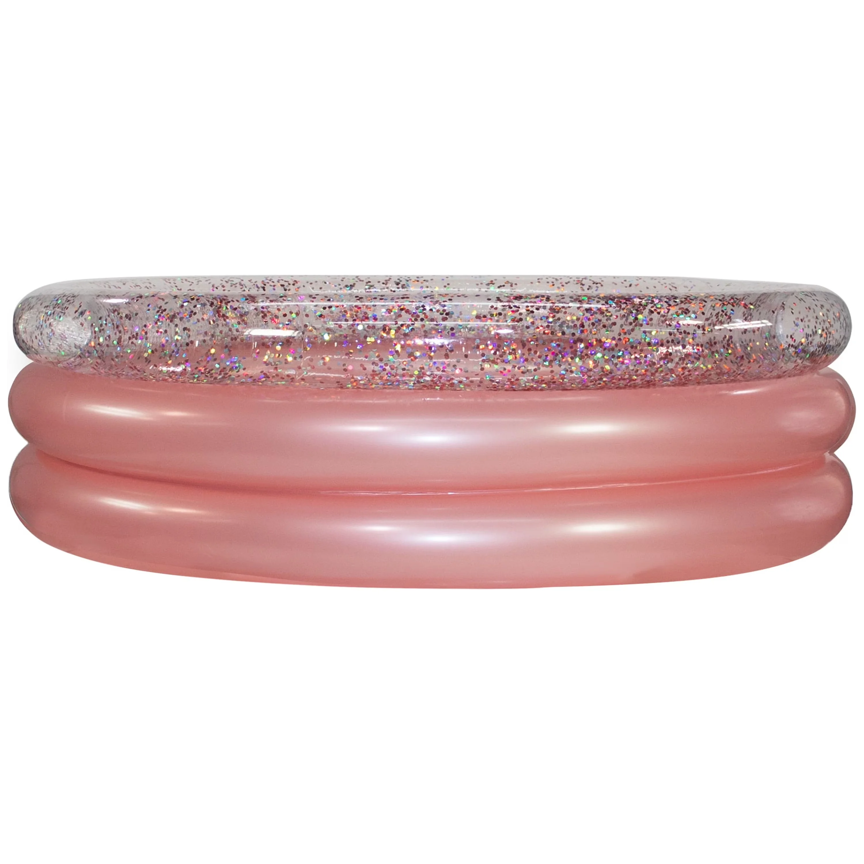 Sleek Inflatable Pool with 6mm Rose Gold glitter, Ages 6 and up - Rose Gold Model 0F2CCC
