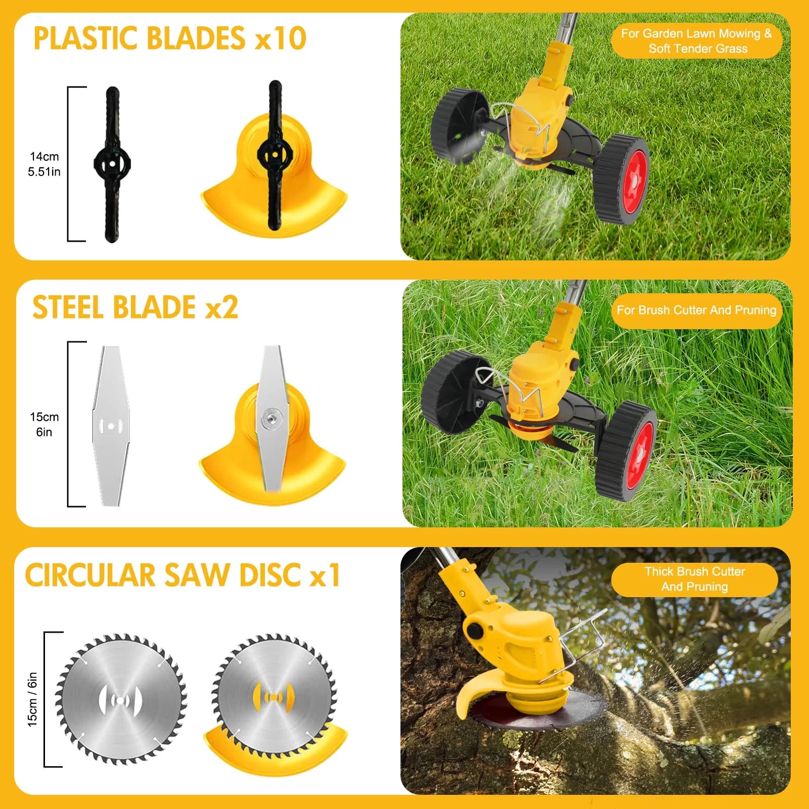 Sleek String Trimmer with Battery, 24V, Extendable - Red for Garden, Patio Model 0FCA6B