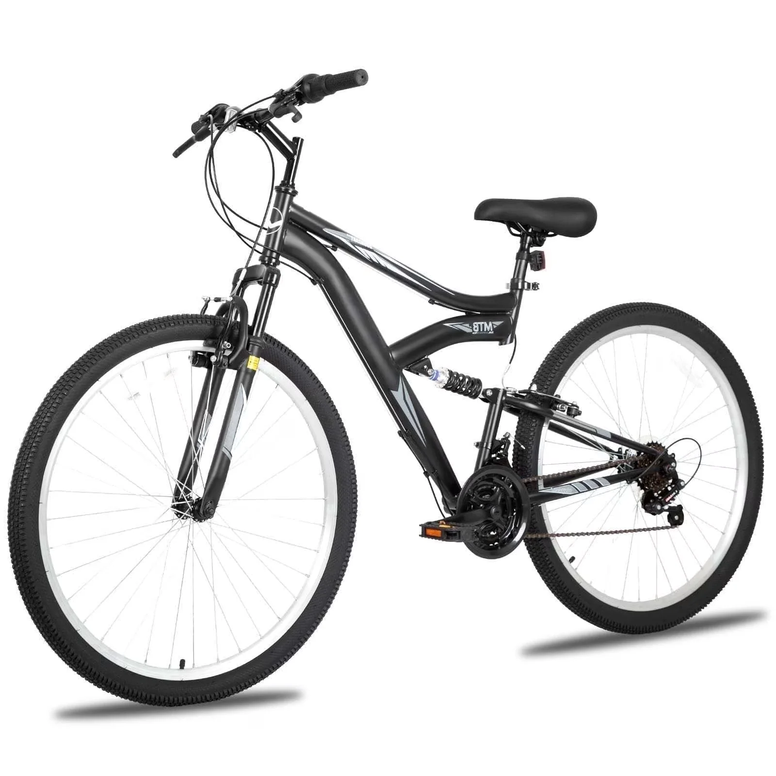 Essential Mountain Bike with Adjustable Seat Height, Adjustable Speed - Black Model DB841B