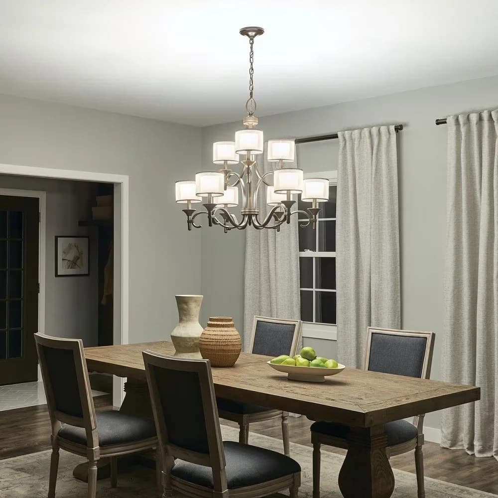 Ceiling Lights Fixture Durable with Incandescent, Transitional - Steel Gray Model 7D3300