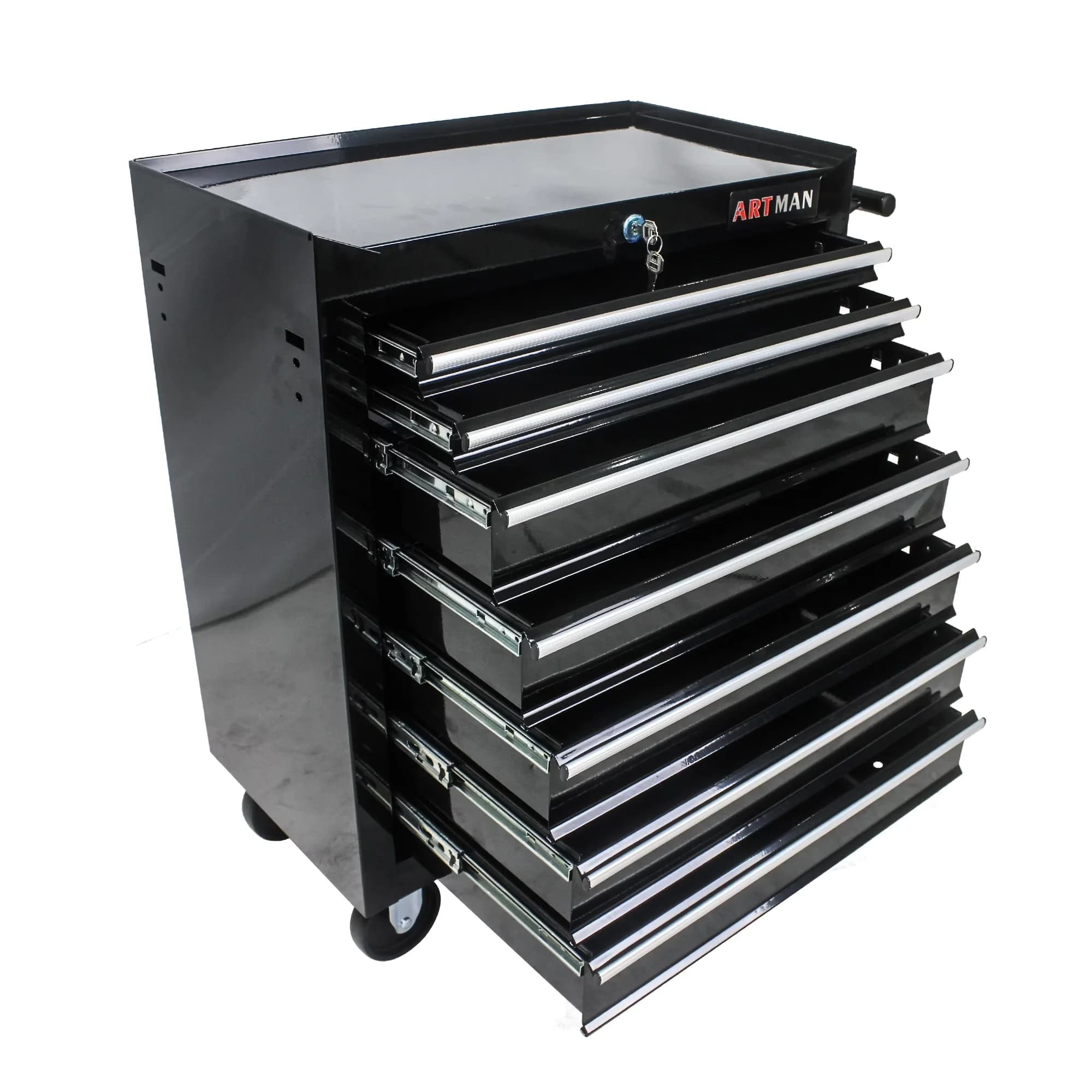 Reliable Toolstorage with Lockable, Black - Refer To Description Black Model 18D39D