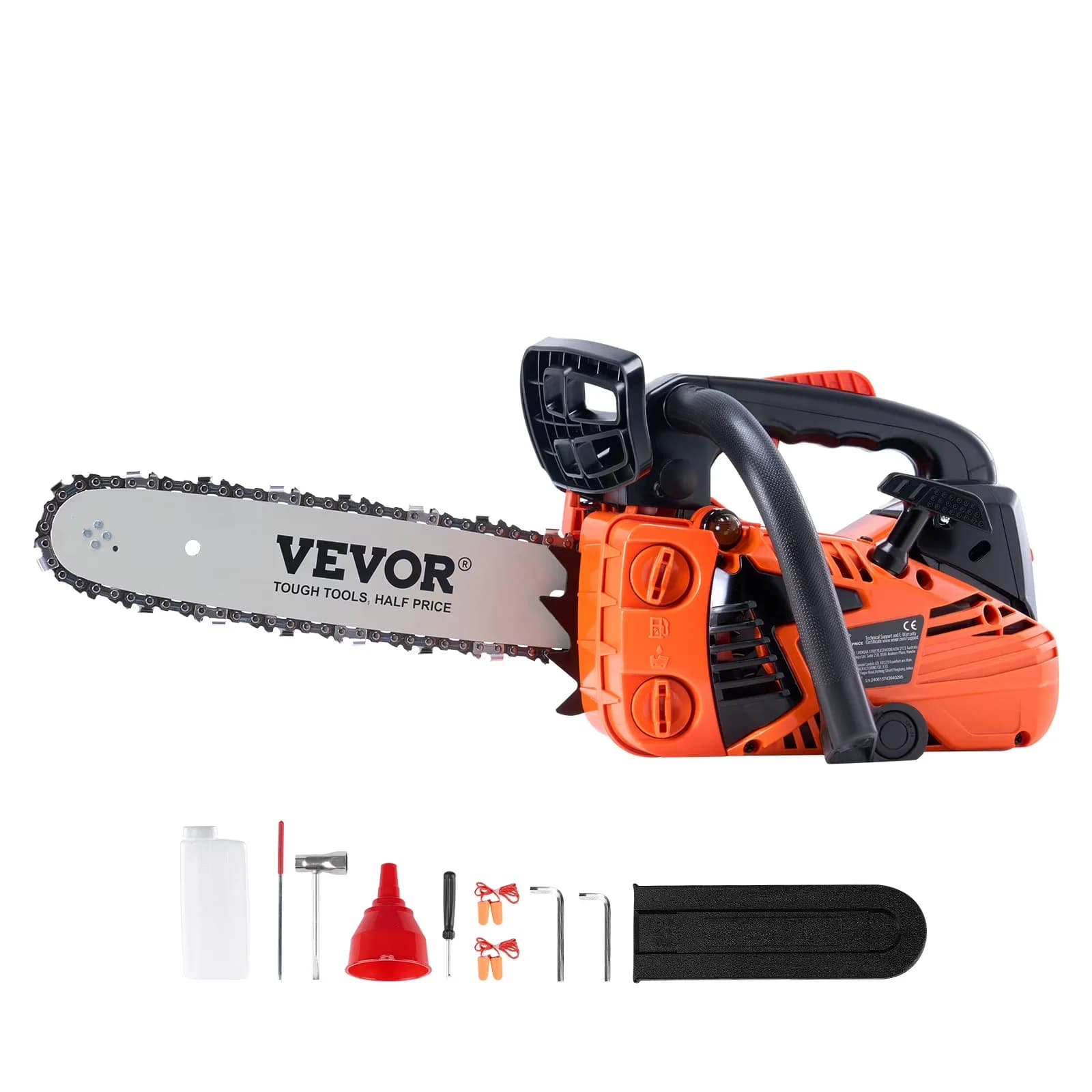 Quality Chainsaw with Gas, Gasoline Powered Chain Saw - Multicolor for Garden Model 5AA624