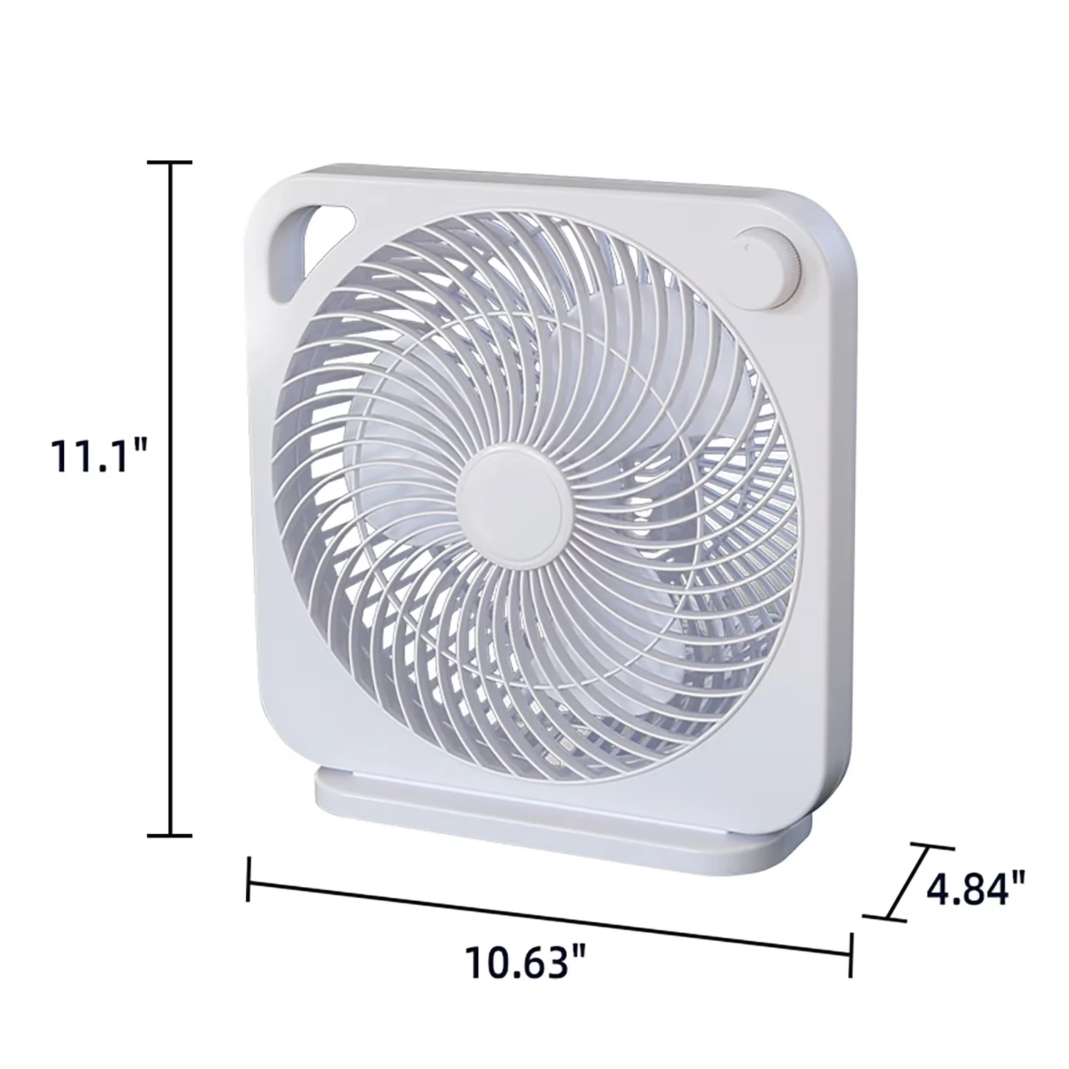 Versatile Fans In Cooling with Model#, Portable Handle, Portable handle for convenient carrying - White Plastic Model 60D1F2