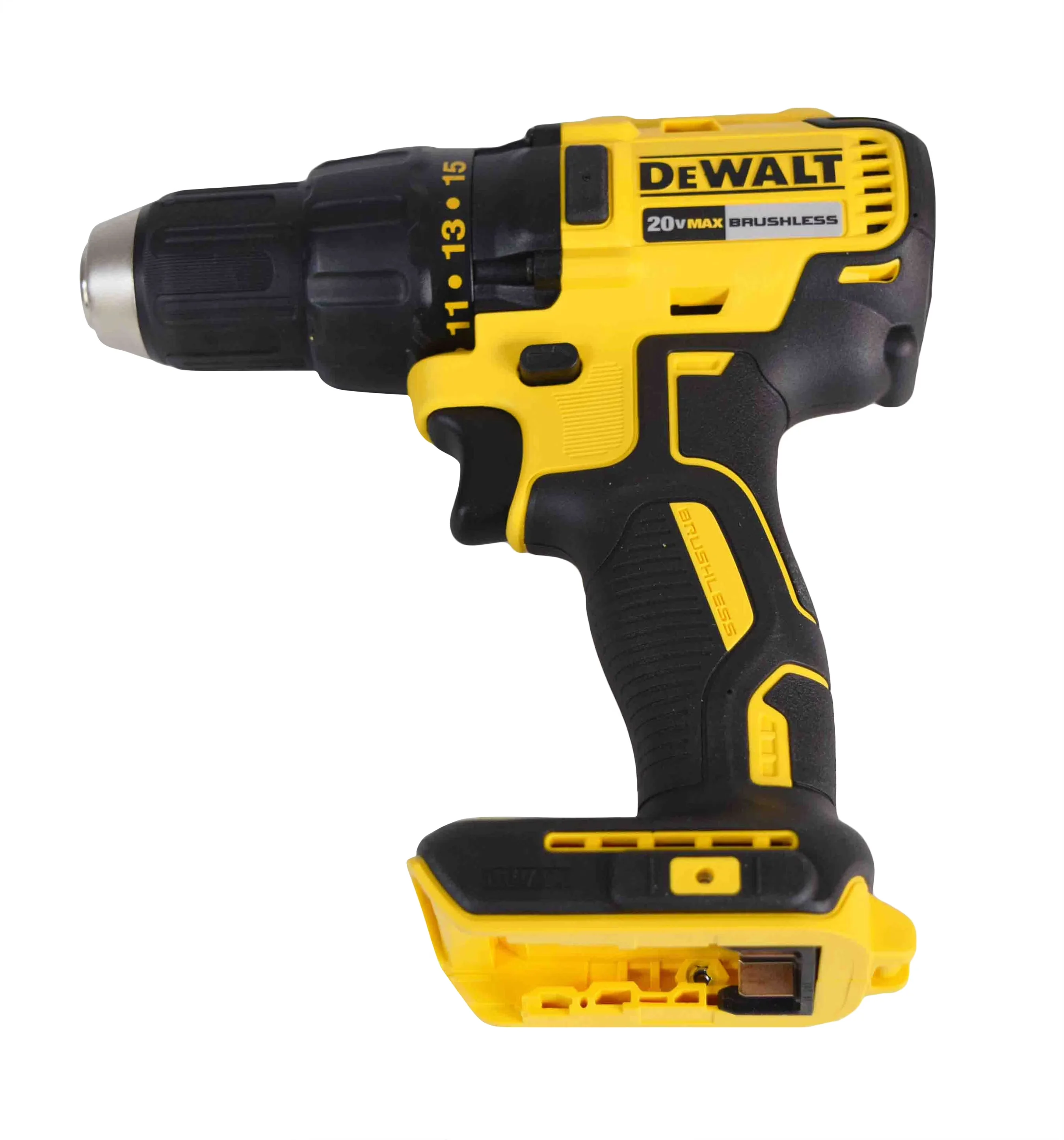 Modern Drills Driver with Battery, 20V, Lightweight - Yellow 8" DCD777B Model 722995