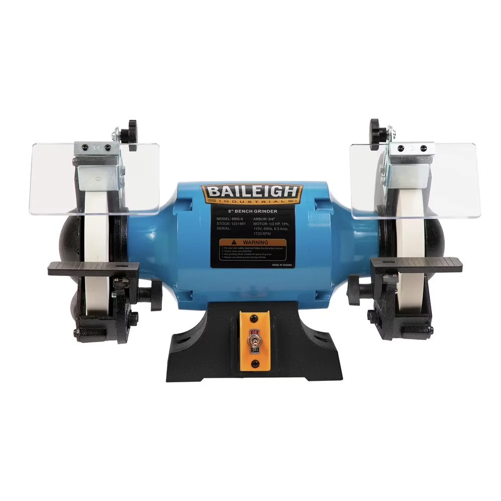 Efficient Woodworking with Adjustable, BBG-8 8 in. Bench Grinder, 115V operation - Model 41C10B