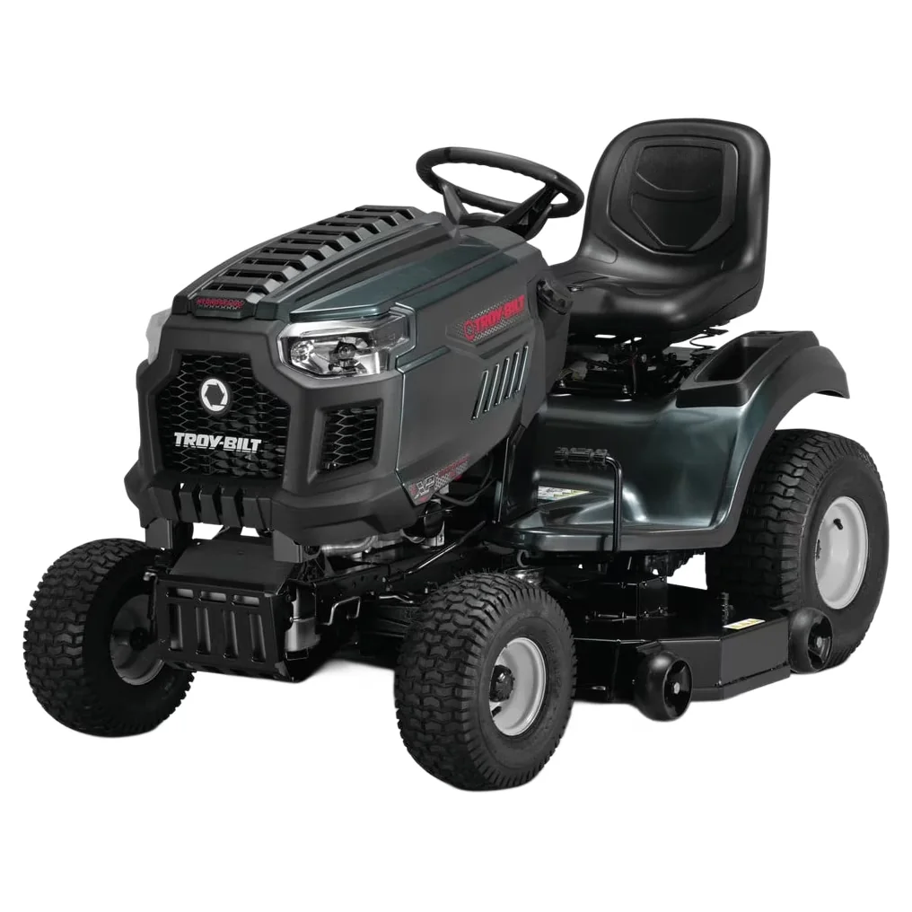 Innovative Riding Lawn Mower with Cruise Control, 46" Super Bronco - Troy Model 2DE1A2