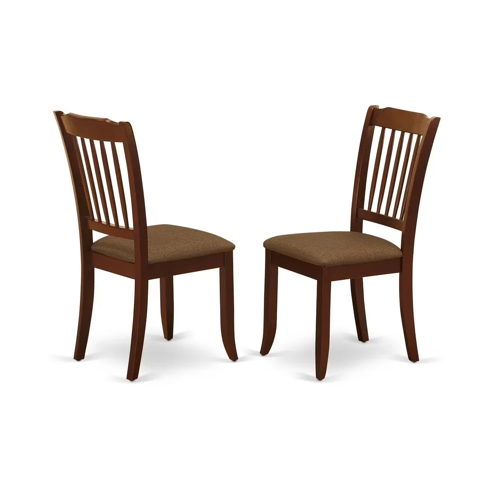 Patio Dining Set Reliable with Extendable, Glam, Room Mahogany - Wood Brown Model 179FAD