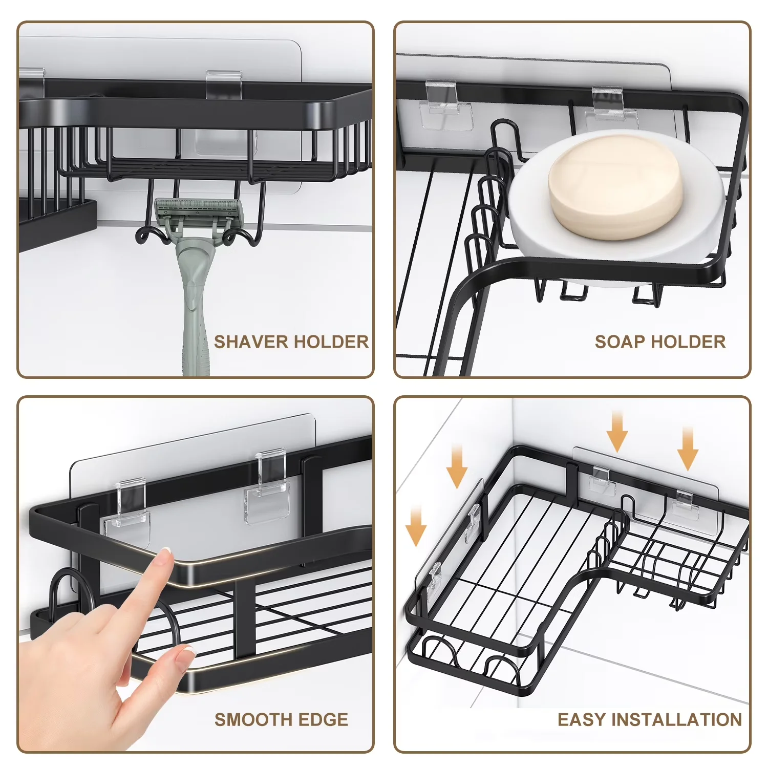 Sleek Bathroom Renovation with Rust Resistant, Product Size: - Black Stainless Steel for Bathroom Model 339862