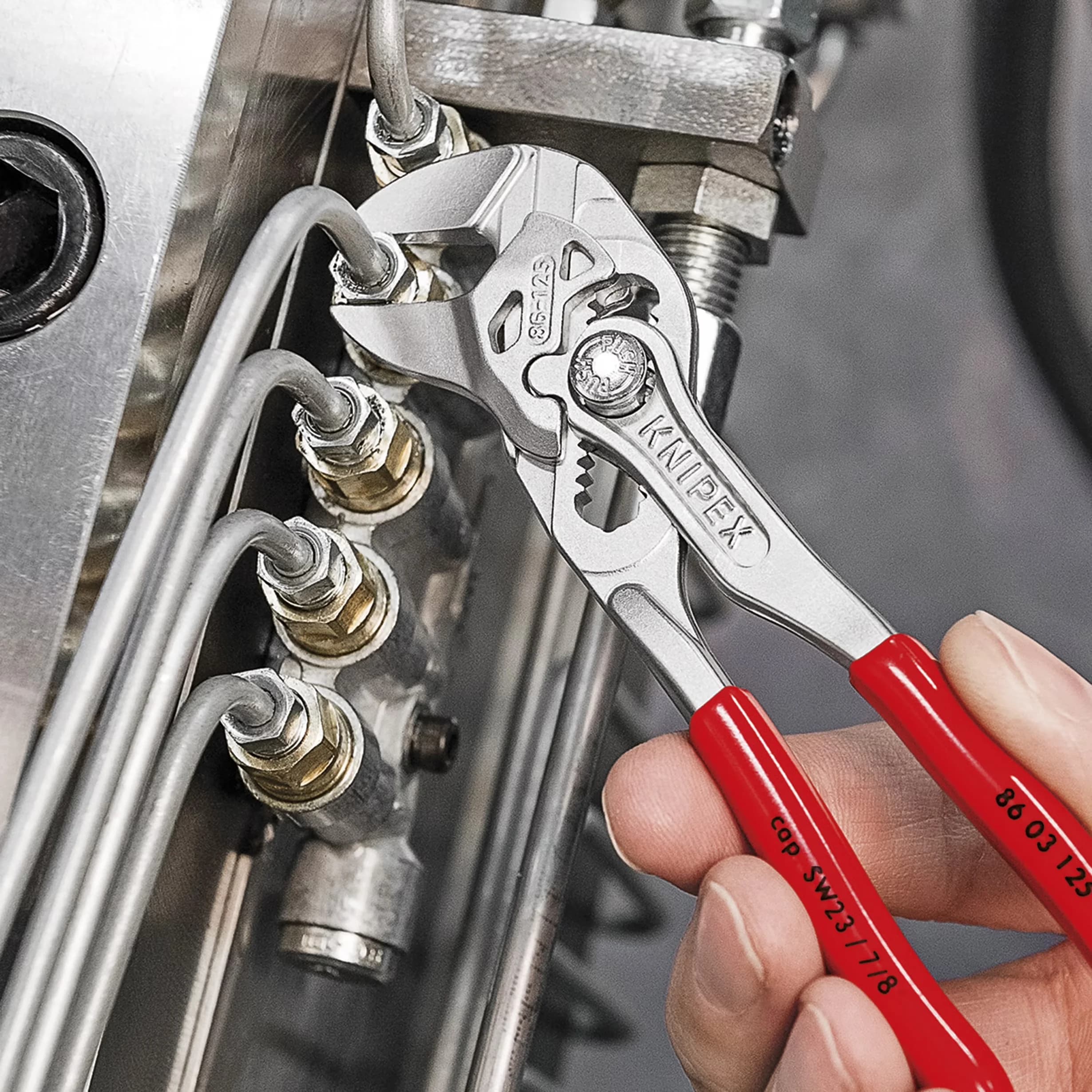 Compact Pro Tool with 86 03 125 5-Inch Mini Pliers Wrench - Silver 5-Inch Model 5B815D