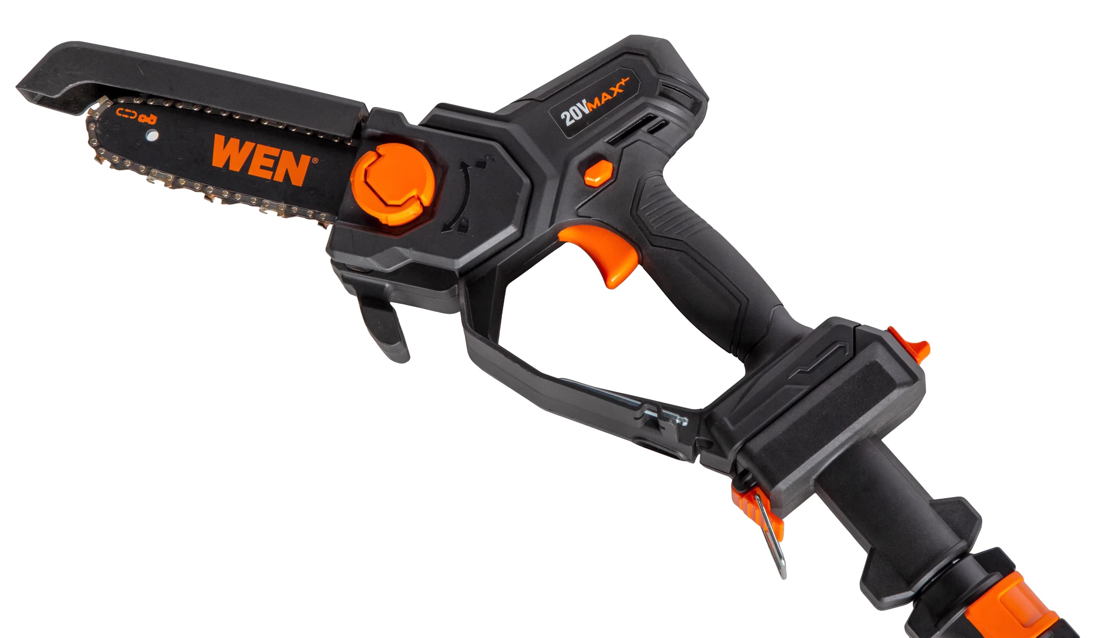Durable Pole Saw with Battery, 20V, 12.3-Foot Reach - Quality Construction Model 9BB8DD