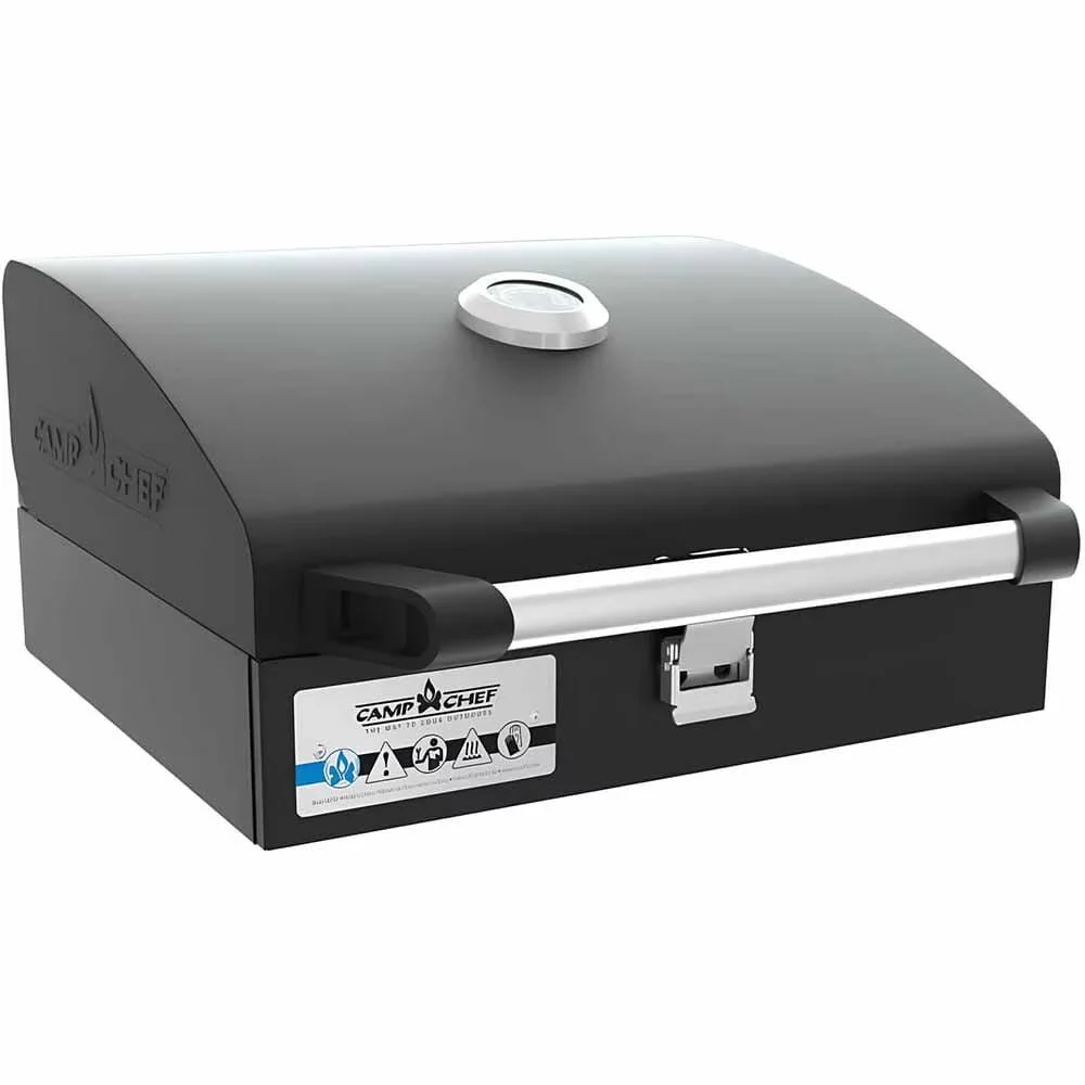 Versatile Gas Grill with Rust Resistant, Deluxe BBQ Box, BB30L - Cast Iron Black Model B1401A