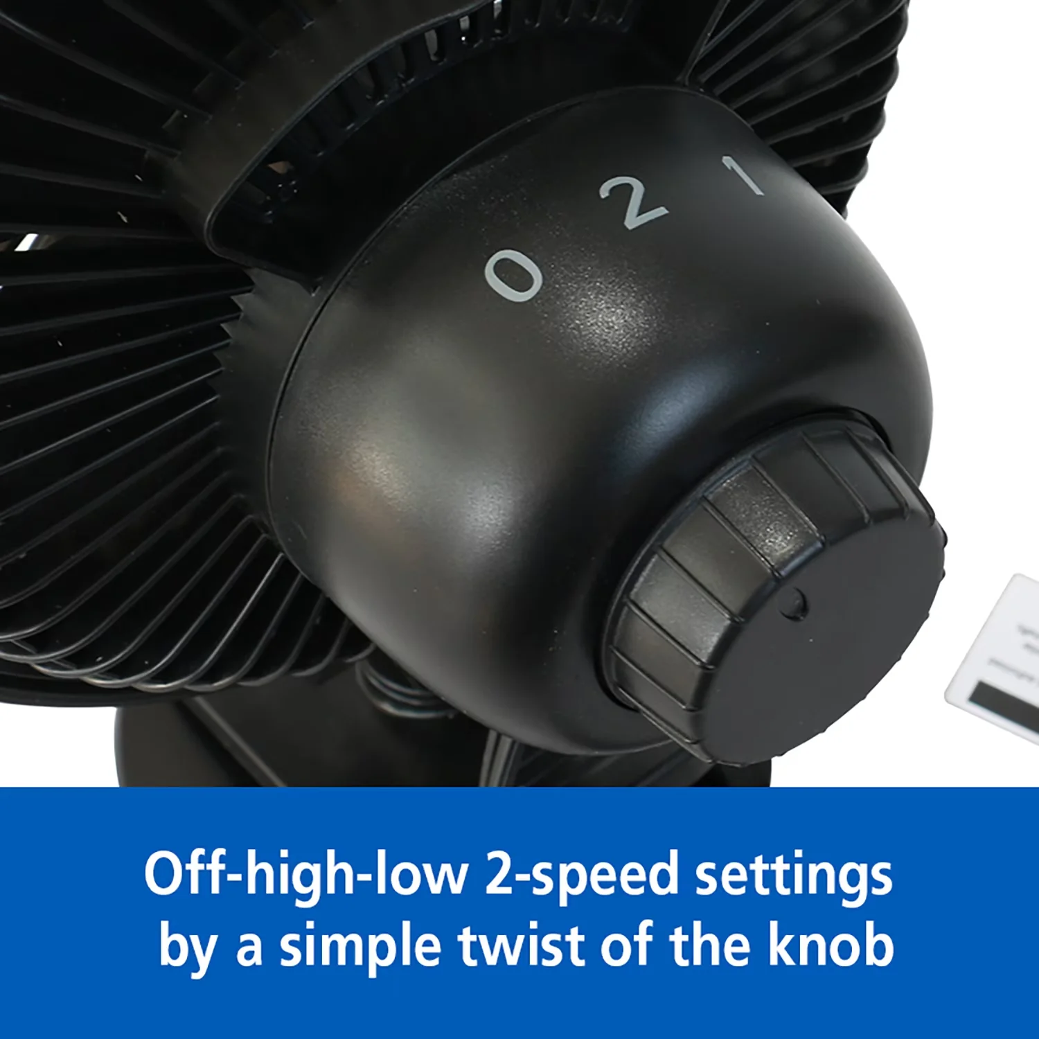 Fans In Cooling Premium with Adjustable Height, Whisper-quiet operation AC motor - Plastic Black Model CB719E