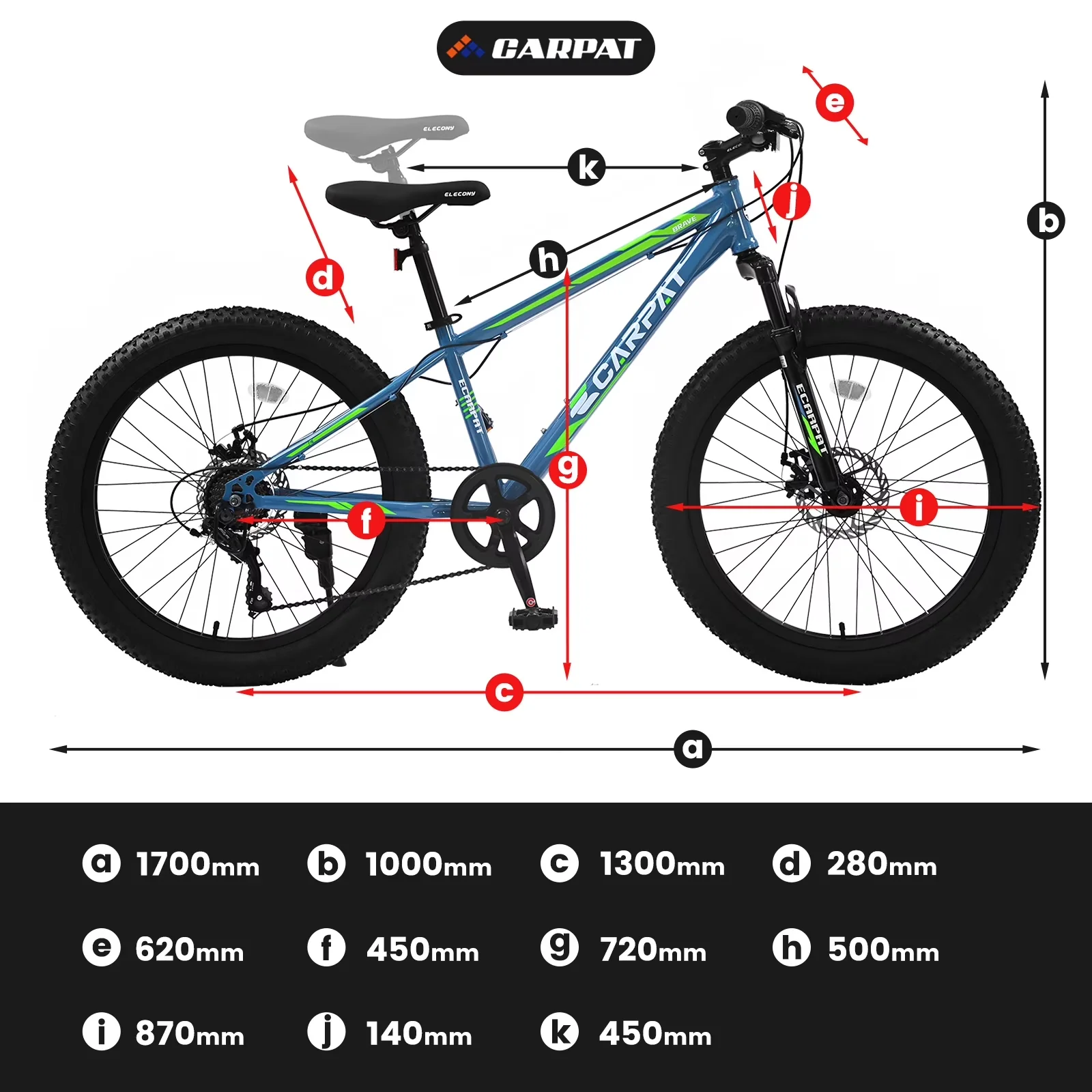 Reliable Road Bike with Lightweight, Adjustable Seat Height, Adjustable Speed - Green Model 2220E7