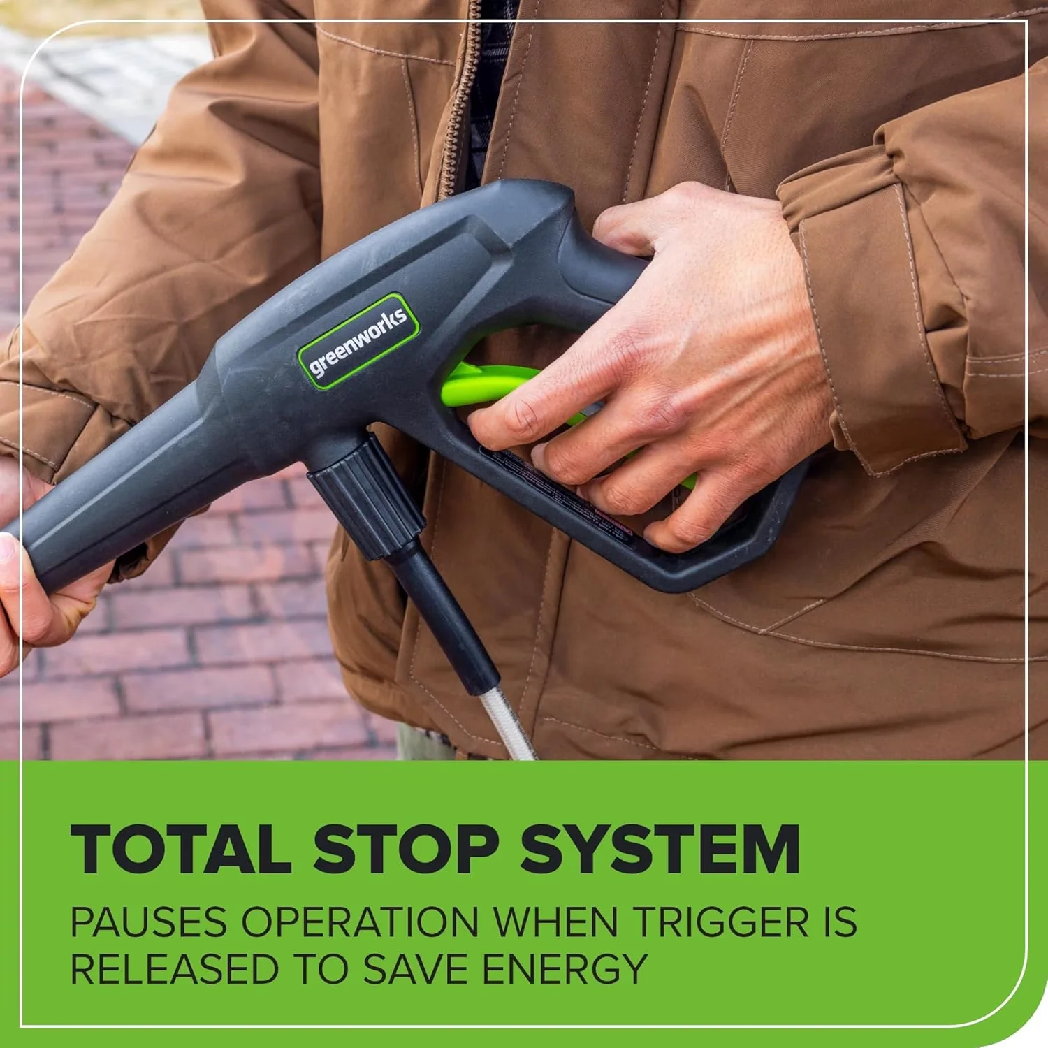 Versatile Pressure Washer with Adjustable Wand, Quick Connect Tips, 1900 PSI Portable - Model 008E2A