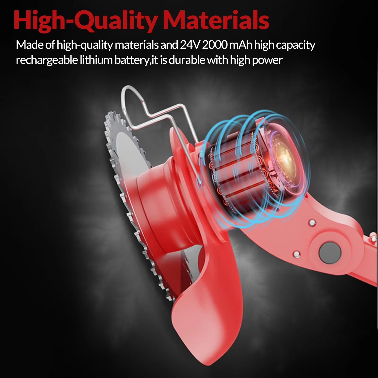 Versatile String Trimmer with Battery, 21V, 21V Cordless Lawn - Red - Long-Lasting Performance Model B75A7A