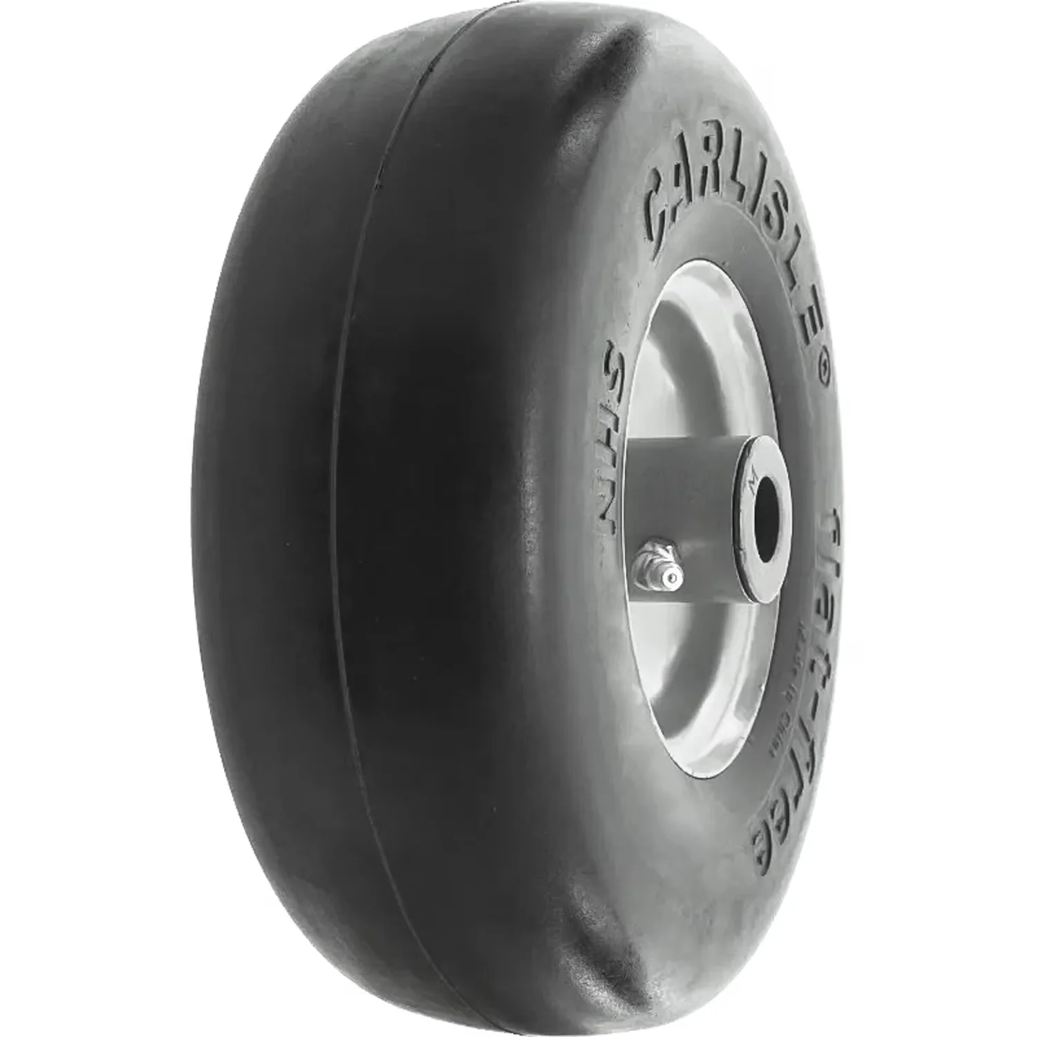 Reliable Lawn Mower Tire with All-Weather, Wet Or Dry, Flat Free 11X4.00-5 and Garden - Black Model 9843CB