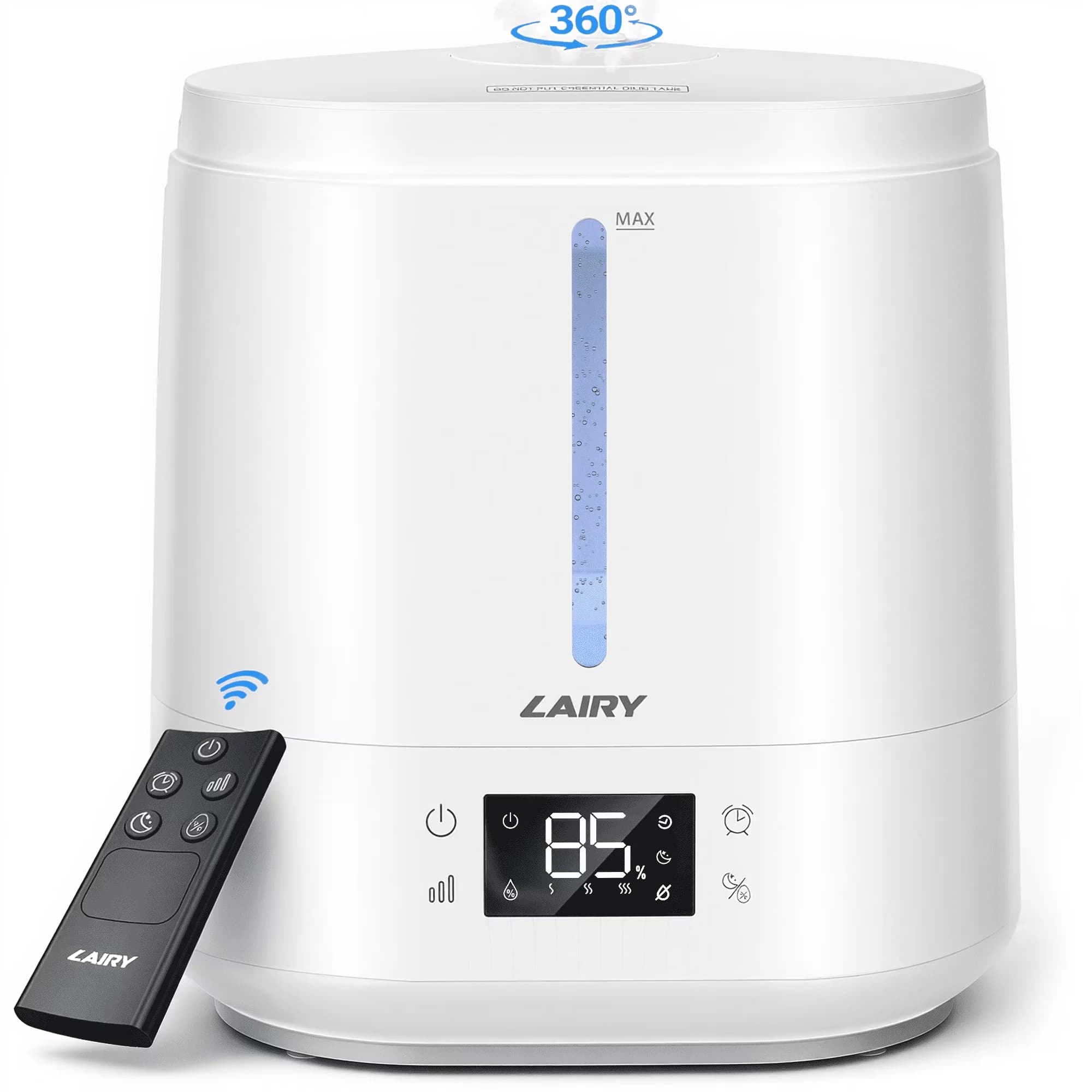 Humidifier Durable with Adjustable Humidistat, 6L Top Fill Humidifiers - White Model ECB74B