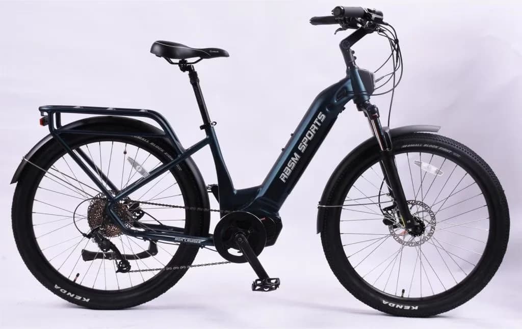 Versatile Cruiser Bike with Motor holder: for Ananda motor, Down tube: YEMA down tube - Black Model 4029DB