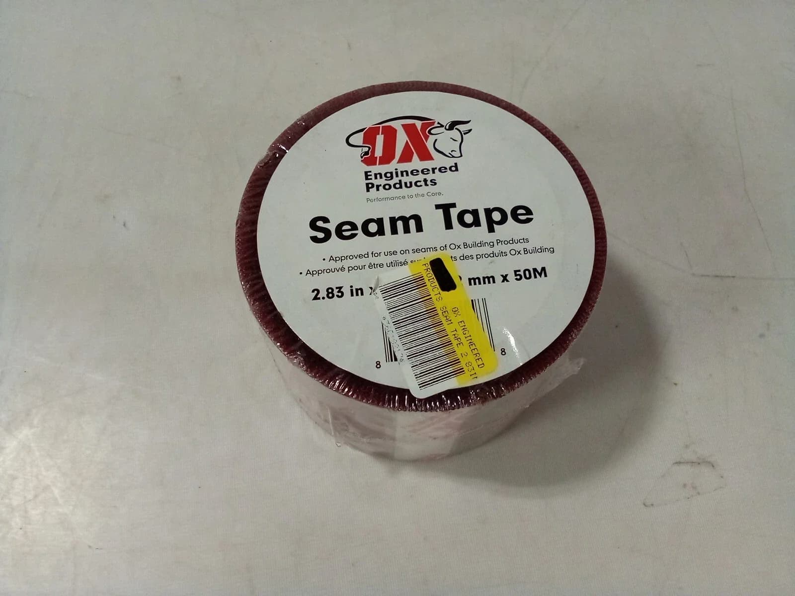 Innovative Measuring Layout with Durable, Ox Enginereed Products Seam Tape, 2.83 In. X 55 Yrd - Model C73CC1